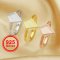 7x10MM Keepsake Breast Milk Resin Kite Shape Ring Settings,Solid Back Kite Bezel Ring For Resin,Solid 925 Sterling Silver Rose Gold Plated Ring,DIY Ring Supplies 1294604