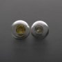 5Pcs 16-25MM Round Glass Dome Globe with 6MM Opening Silver Gold Plated Screw Cap for Perfume Liquid DIY Wish Vial Charm Supplies 1800515