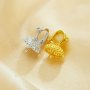 Keepsake Breast Milk Ball Acorn Nut Cap Pin Pendant Settings for 10-15MM Half Drilled Pearl Bead,Solid 925 Sterling Silver Gold Plated Pendant Charm,DIY Pendant Supplies 1431497