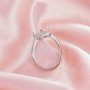 Rectangle Prong Ring Settings,Solid 14K 18K Gold Ring,Minimalist Rectangle Ring,DIY Ring Supplies For Gemstone 1295085