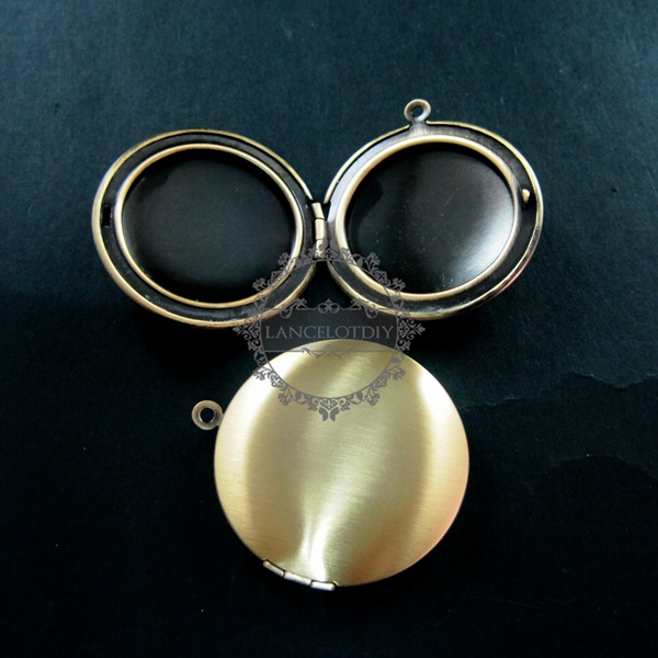 5pcs 20mm round ball brass bronze vintage ball locket,ball photo locket,wholesale 1111034 - Click Image to Close