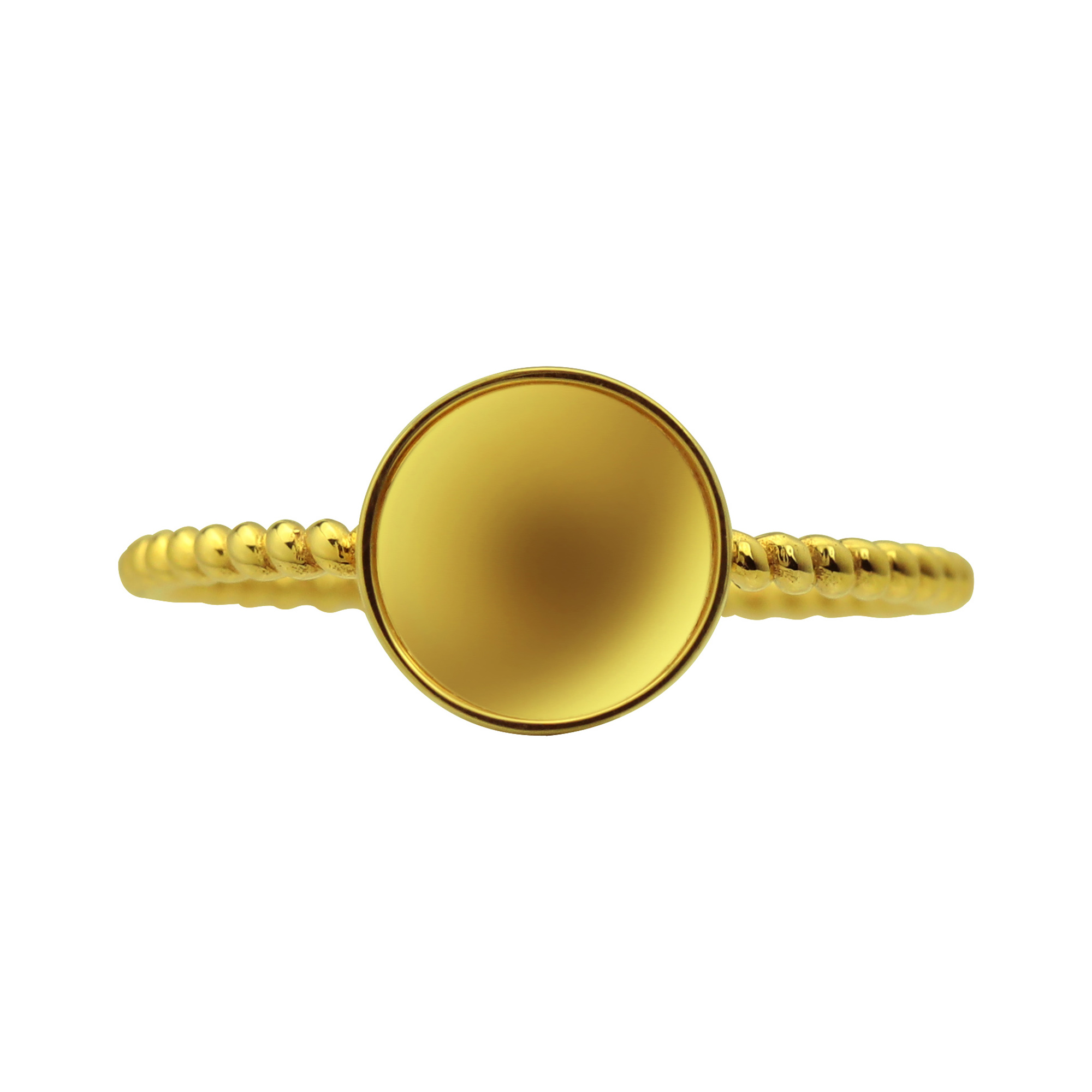 Round Breast Milk Resin Keepsake Ring Settings Solid 14K Gold 2MM Deep Bezel 1210111 - Click Image to Close