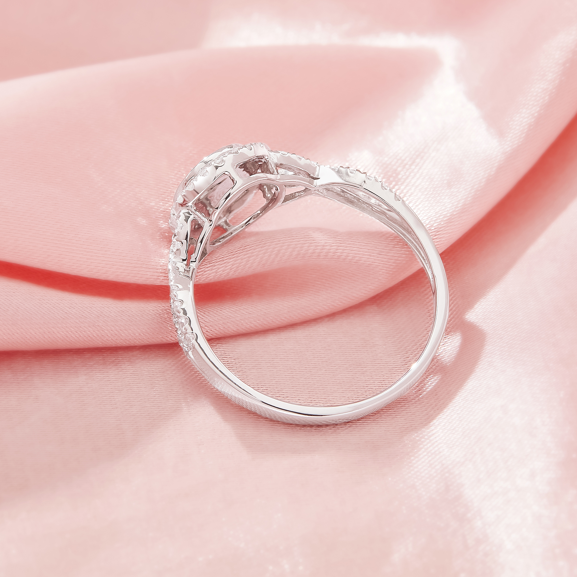 Keepsake Breast Milk Resin Round Bezel Ring Settings,Infinity Solid 925 Sterling Silver Ring,Pave CZ Stone Ring,DIY Ring Supplies 1212121