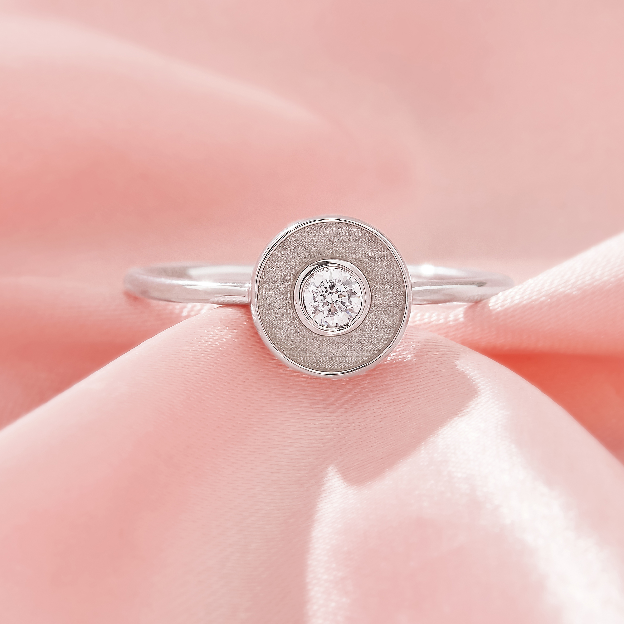 Keepsake Breast Milk Resin Round Channel Ring Settings,Birthstone Solid 925 Sterling Silver Ring,Simple Round Ring,DIY Ring Supplies 1212122-1