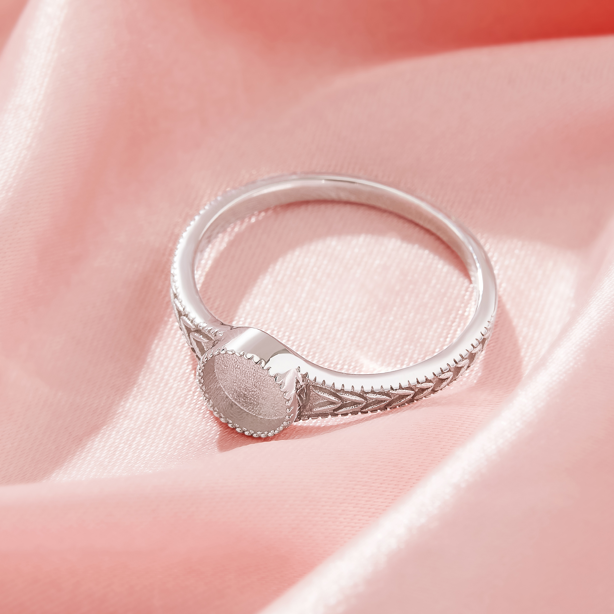 Keepsake Breast Milk Resin Round Bezel Ring Settings,Solid 925 Silver Ring,Art Deco Round Ring,DIY Ring Supplies 1212126