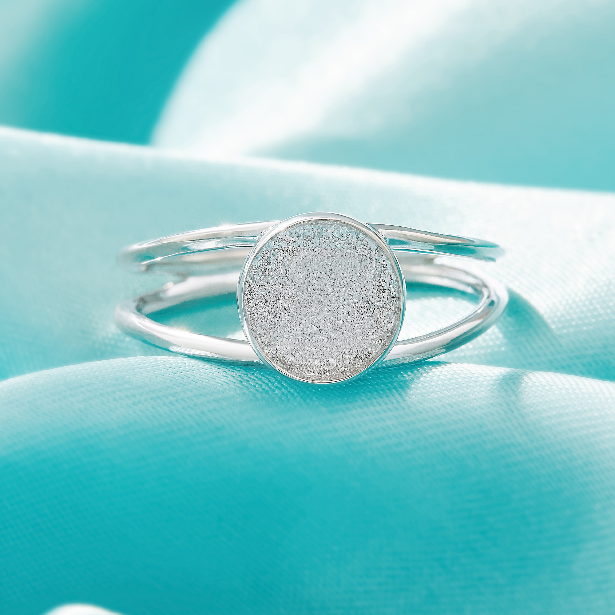 Keepsake Breast Milk Resin Round Bezel Ring Settings,Solid Back Solid 925 Sterling Silver Ring,Split Shank Ring,Minimalist Ring,DIY Ring Supplies 1212127 - Click Image to Close