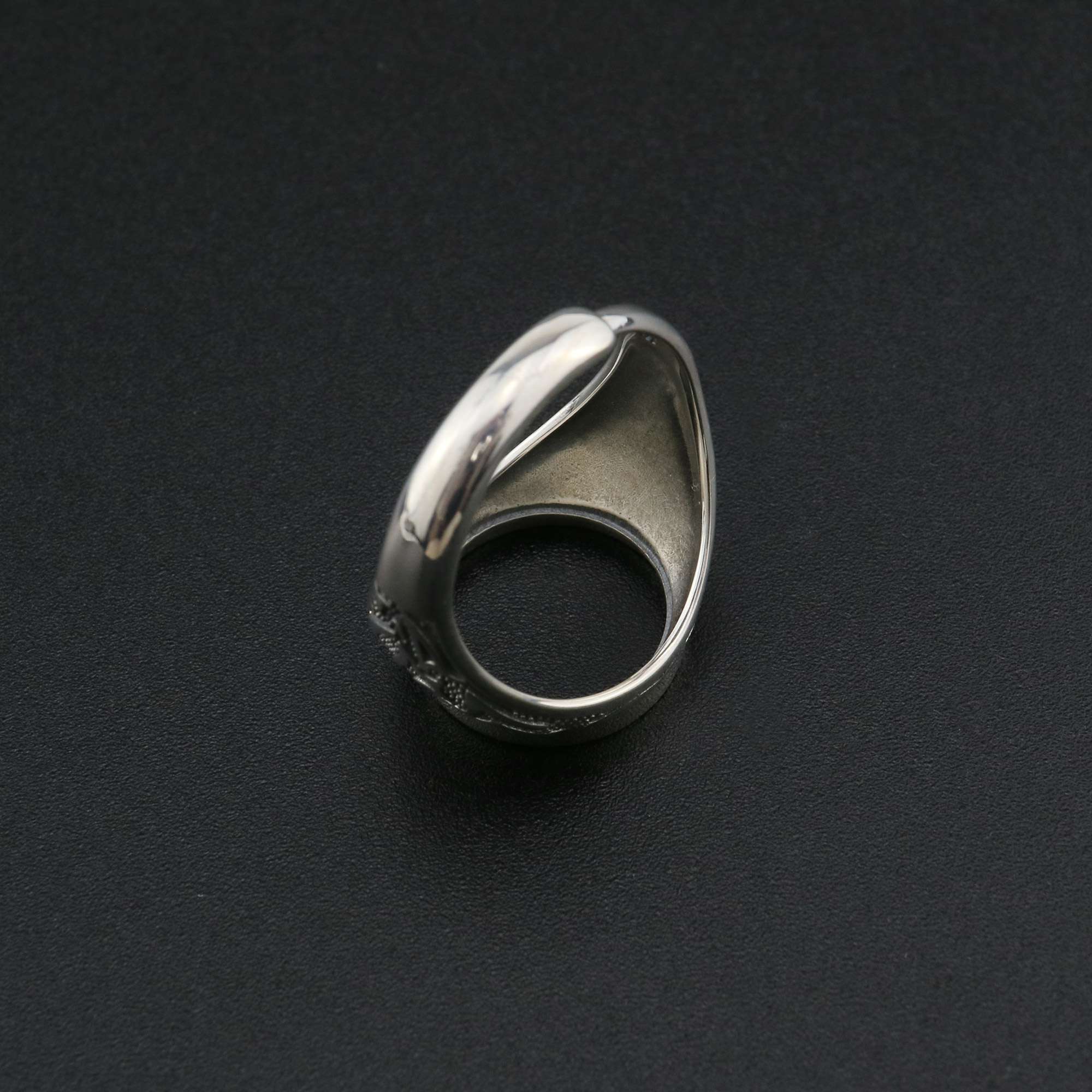 1Pcs 14MM Round Ring Settings Adjustable for Cabochon Stone Antiqued Style Solid 925 Sterling Silver DIY Bezel Tray Supplies 1213065 - Click Image to Close