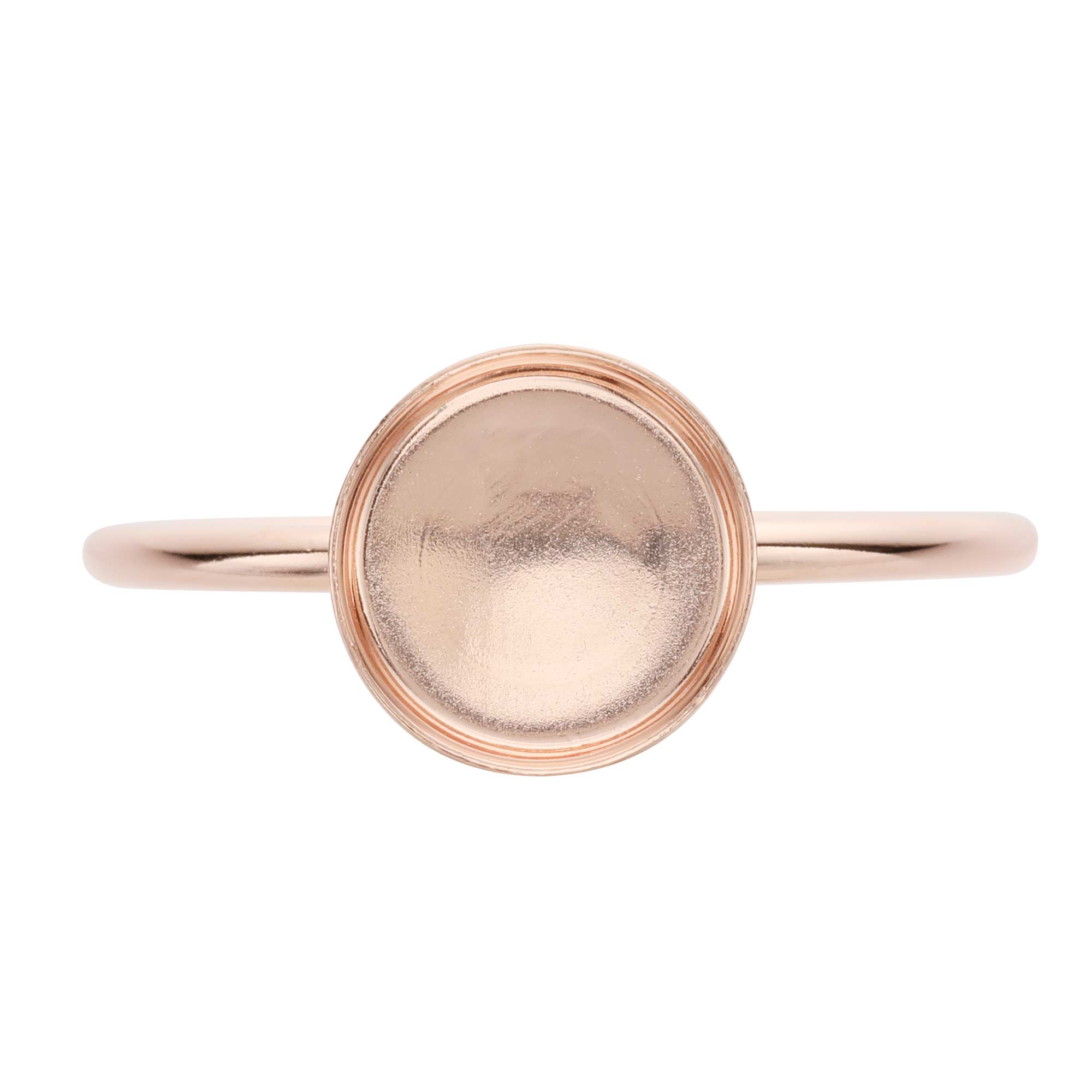 8MM Round Breast Milk Keepsake Resin Ring Settings,Solid Back Ring Bezel,DIY Rose Gold Plated Solid 925 Sterling Silver Ring Supplies 1215034 - Click Image to Close