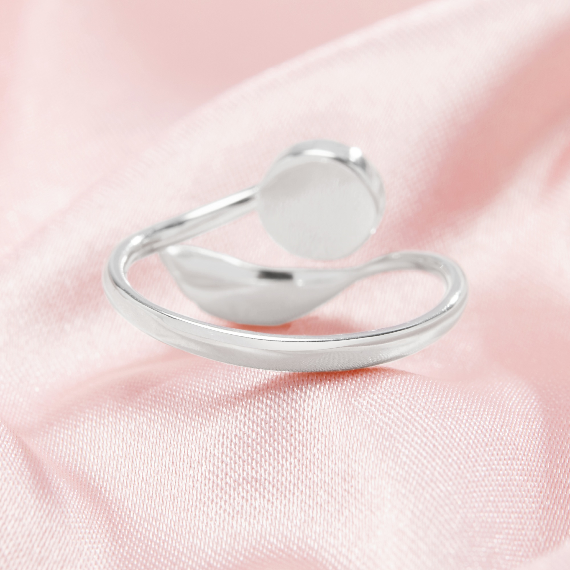 6MM Keepsake Breast Milk Resin Round Bezel Ring Settings,Tree Branch Leaf Solid 14K 18K Gold Ring,Adjustable Ring,DIY Ring Supplies 1215079 - Click Image to Close