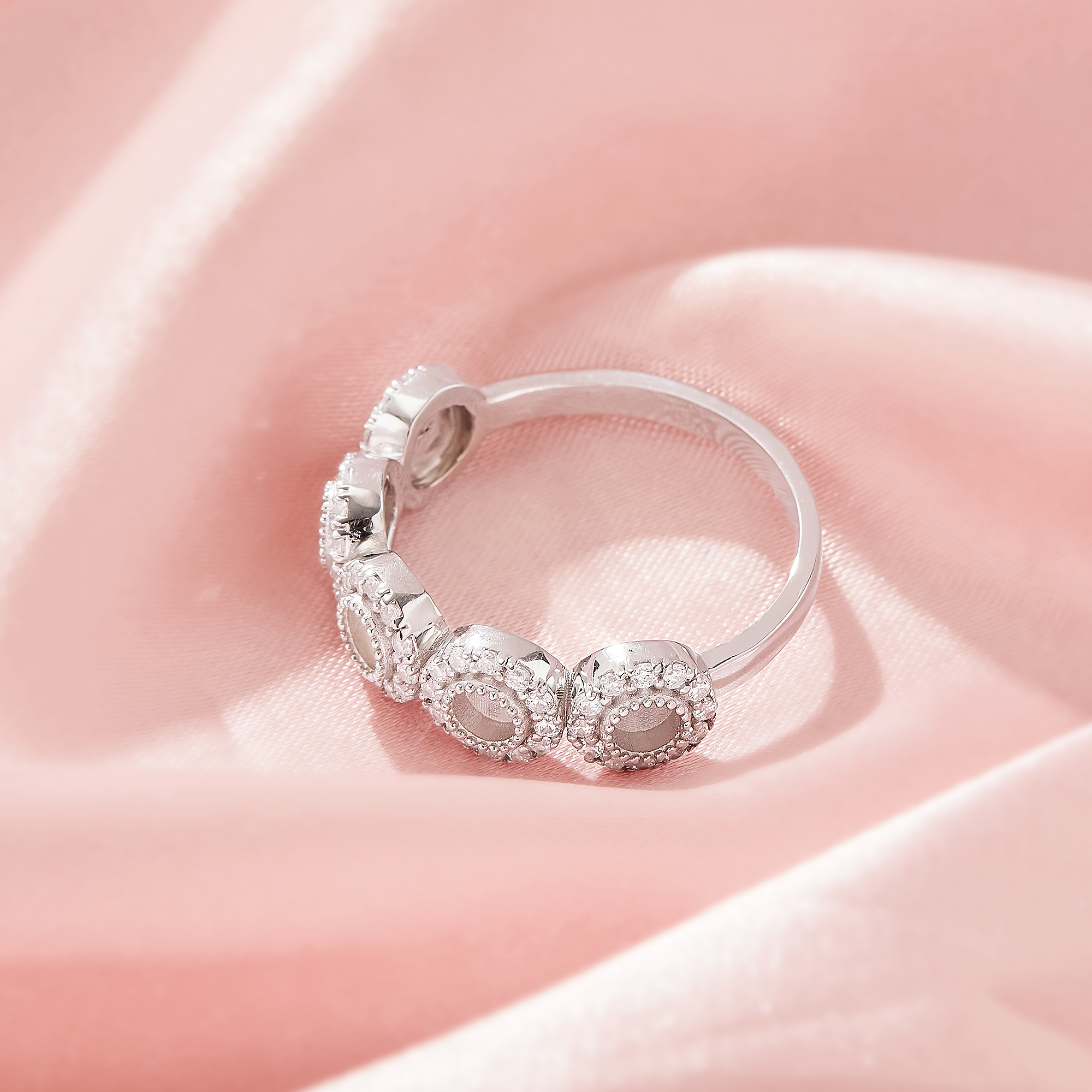 Keepsake Breast Milk Resin 3MM Round Bezel Ring Settings,Birthstone Solid 925 Sterling Silver Ring,DIY Ring Supplies 1215108-1