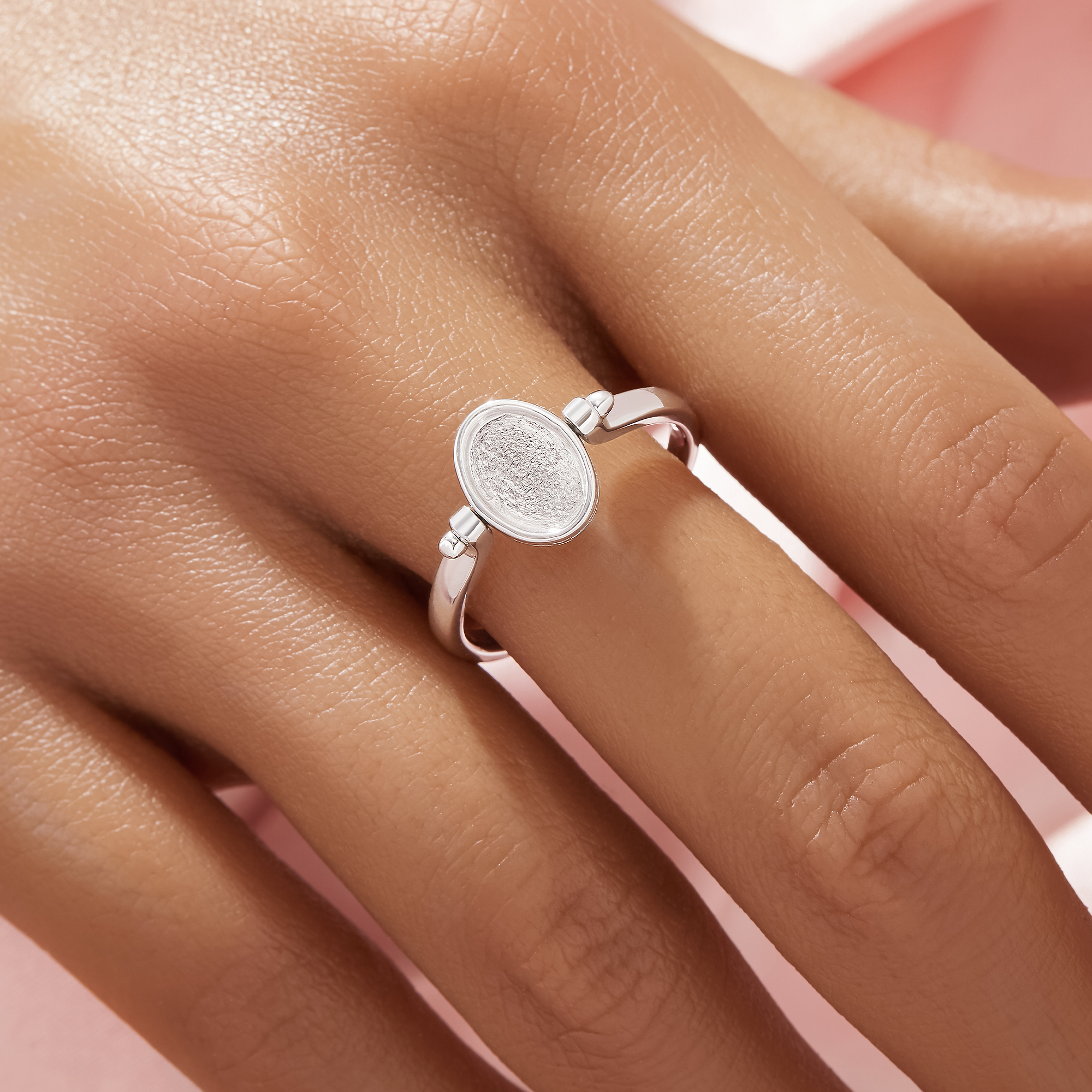 Keepsake Breast Milk Resin Doble Side Oval Bezel Ring Settings,Solid 925 Sterling SilverRing,Minimalist Oval Ring,Rotate Ring,DIY Ring Supplies 1222132