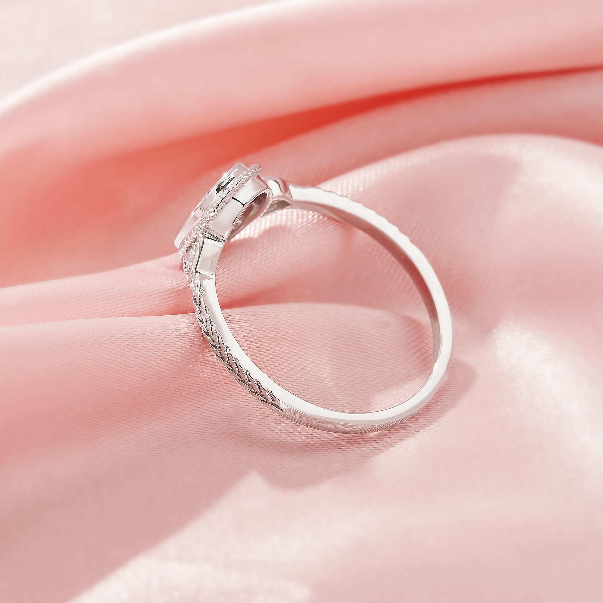 Keepsake Breast Milk Resin Oval Ring Bezel Settings,Solid 925 Sterling Silver Ring,Art Deco Solid Back Ring,DIY Ring Supplies 1222148-1