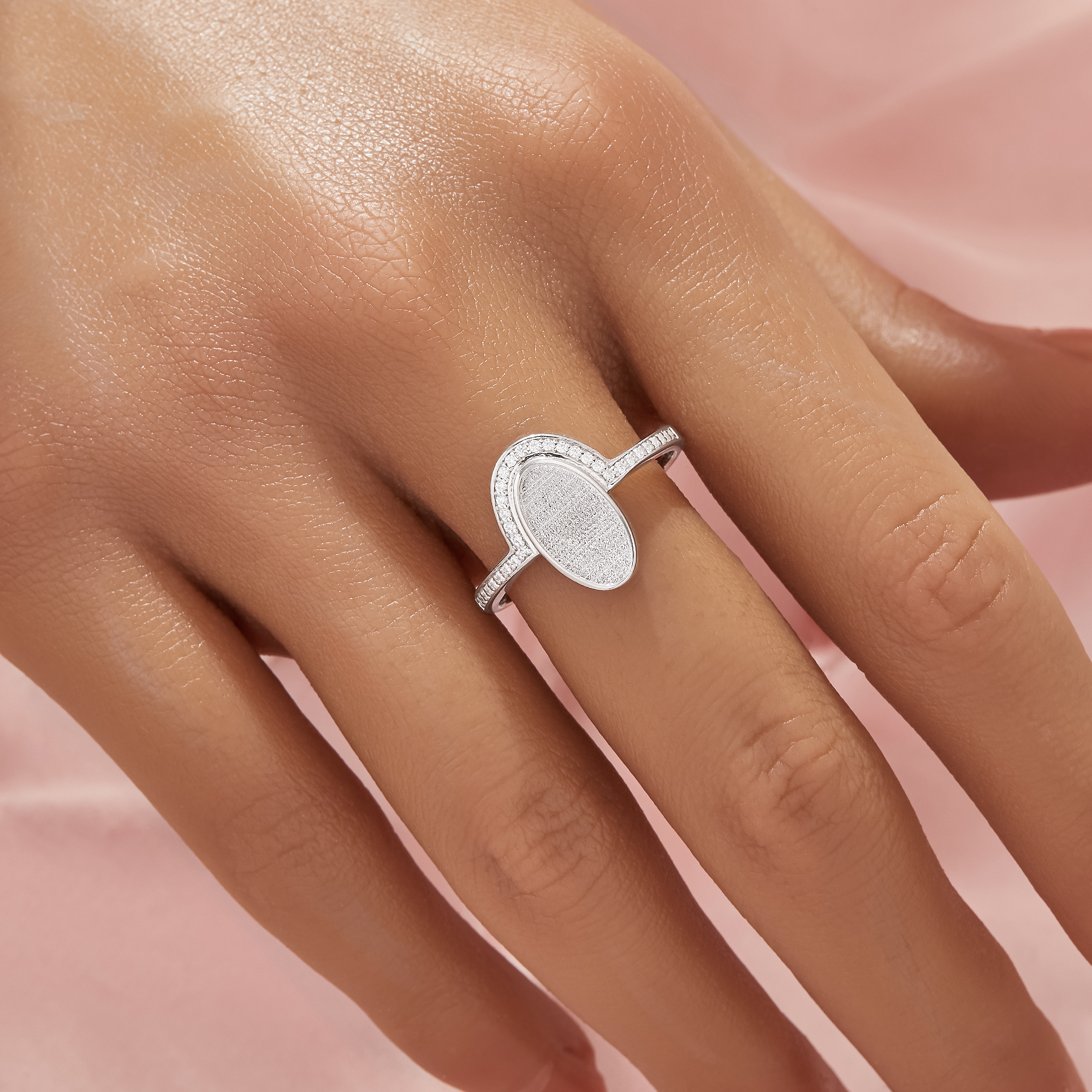 6x11MM Keepsake Breast Milk Resin Oval Ring Bezel Settings,Solid 925 Sterling Silver Ring,CZ Stone Art Deco Solid Back Ring,DIY Ring Supplies 1222154-1