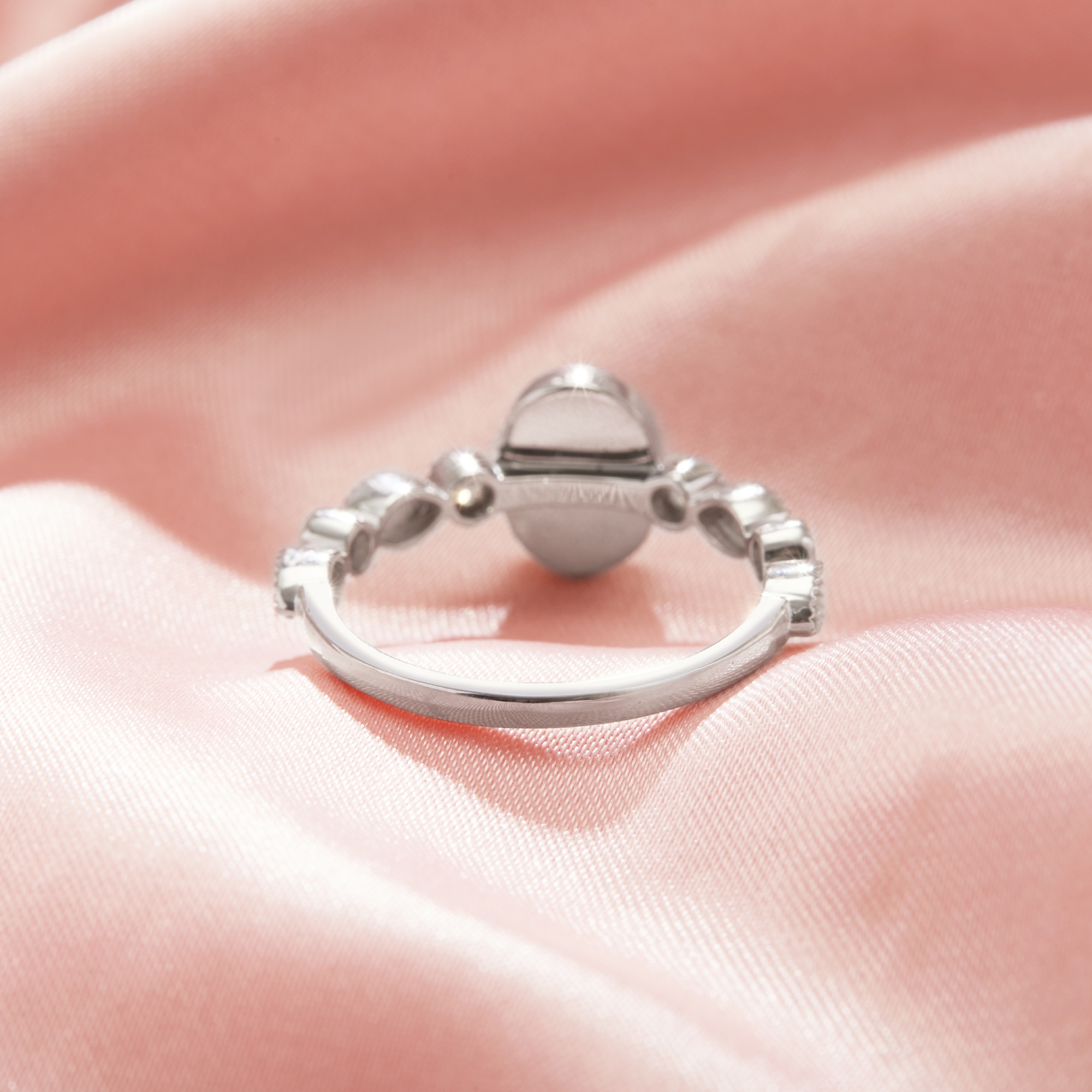 Keepsake Breast Milk Resin Oval Bezel Ring Settings,Solid 925 Sterling Silver Ring,Solid Back Oval Ring,DIY Ring Supplies For Gemstone 1222155