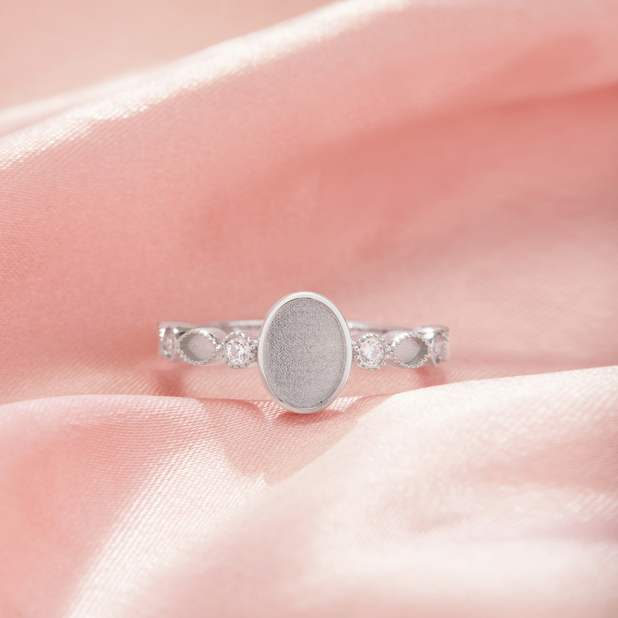 Keepsake Breast Milk Resin Oval Bezel Ring Settings,Solid 14K 18K Gold Ring,Solid Back Oval Ring,DIY Ring Supplies For Gemstone 1222155 - Click Image to Close
