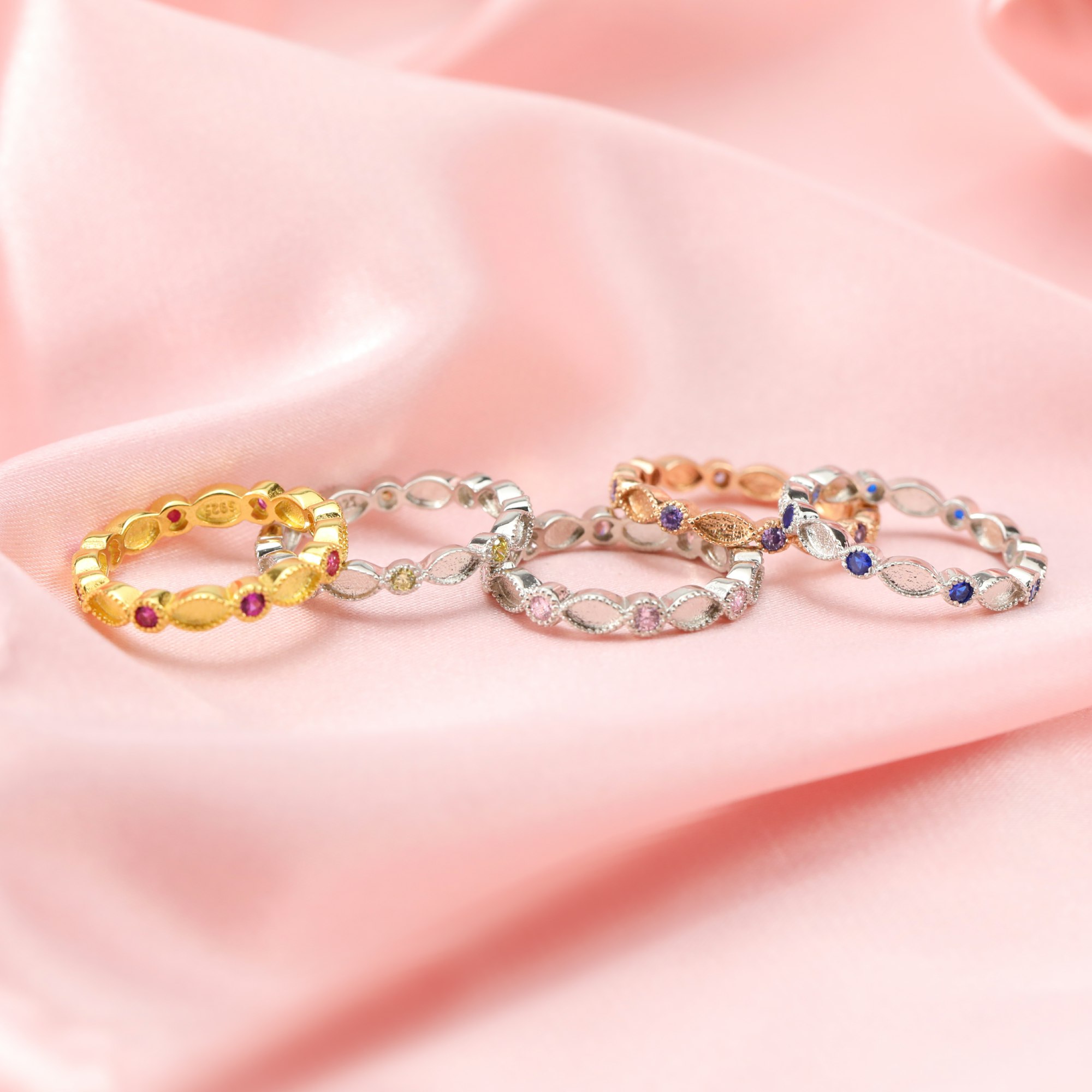 Full Band Keepsake Marquise Breast Milk Ring Bezel Solid 9K 14K 18K Gold Ring Settings Resin 2x4MM Bezel 2mm Birthstone Stackable Ring DIY 1294267 - Click Image to Close