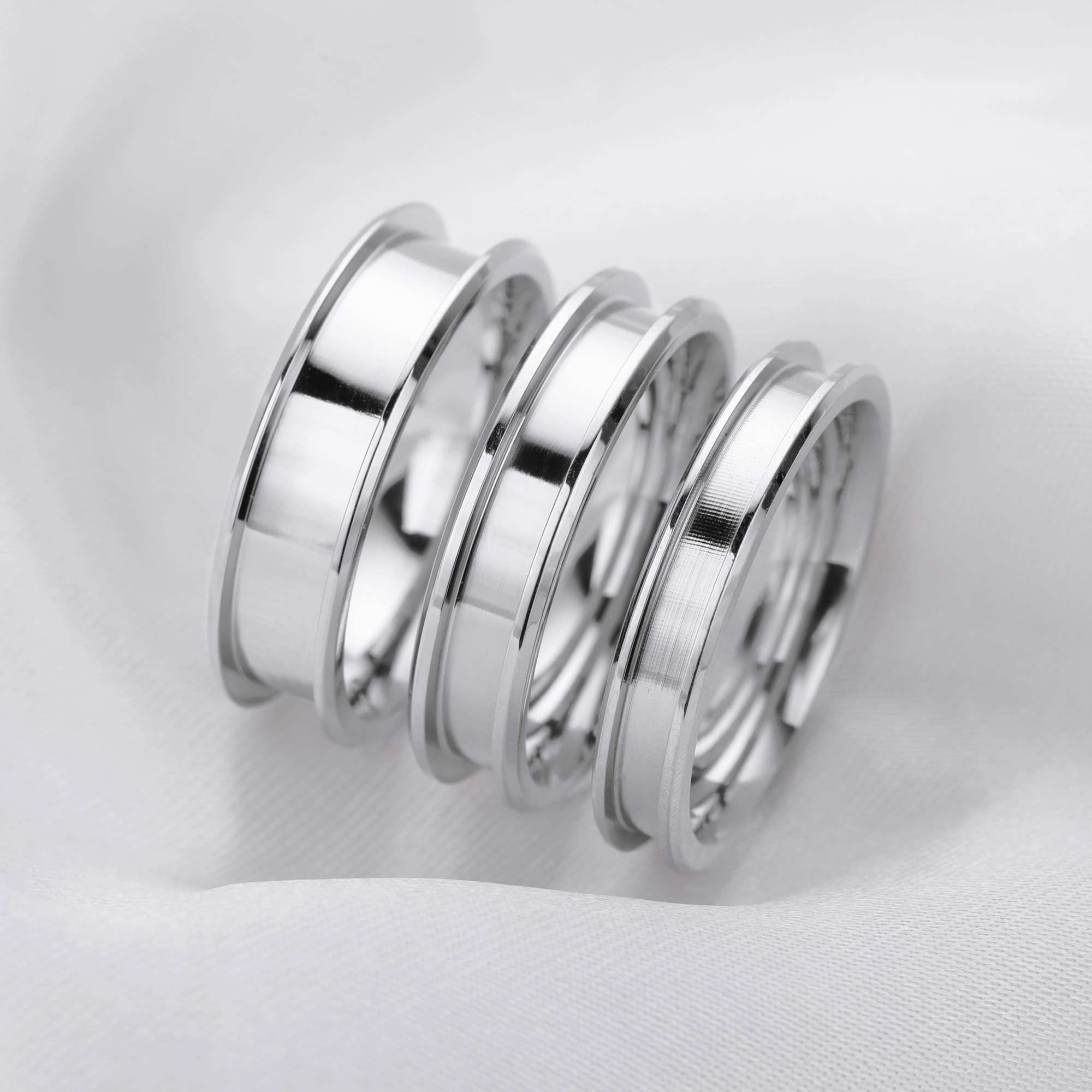 2.9MM Keepsake Resin Ashes Channel Ring Settings,Channel Bezel Stainless Steel Ring Settings,DIY Jewelry Supplies 1294518 - Click Image to Close