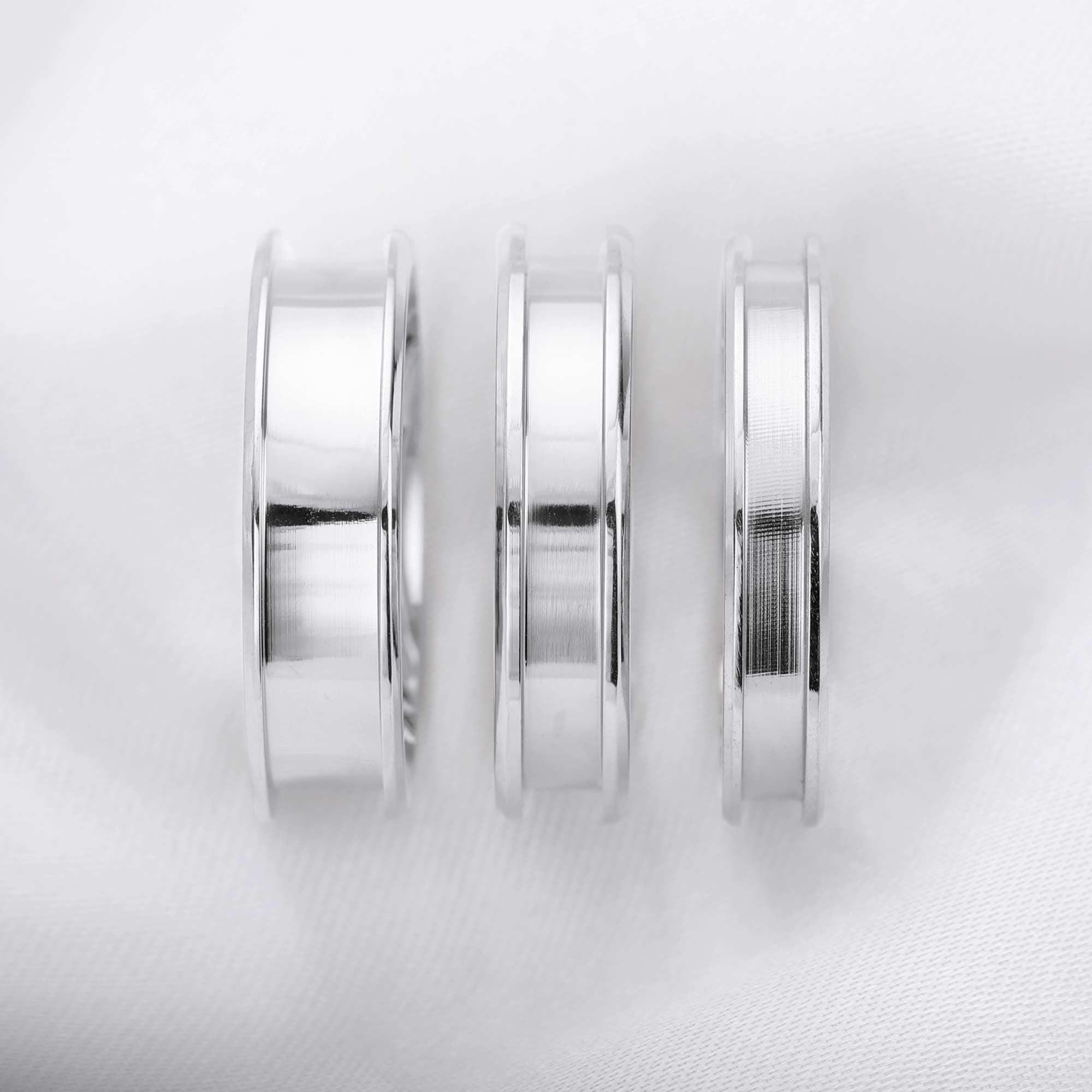 Keepsake Resin Ashes Channel Ring Settings,Channel Bezel Stainless Steel Ring Settings,DIY Jewelry Supplies 1294518 - Click Image to Close