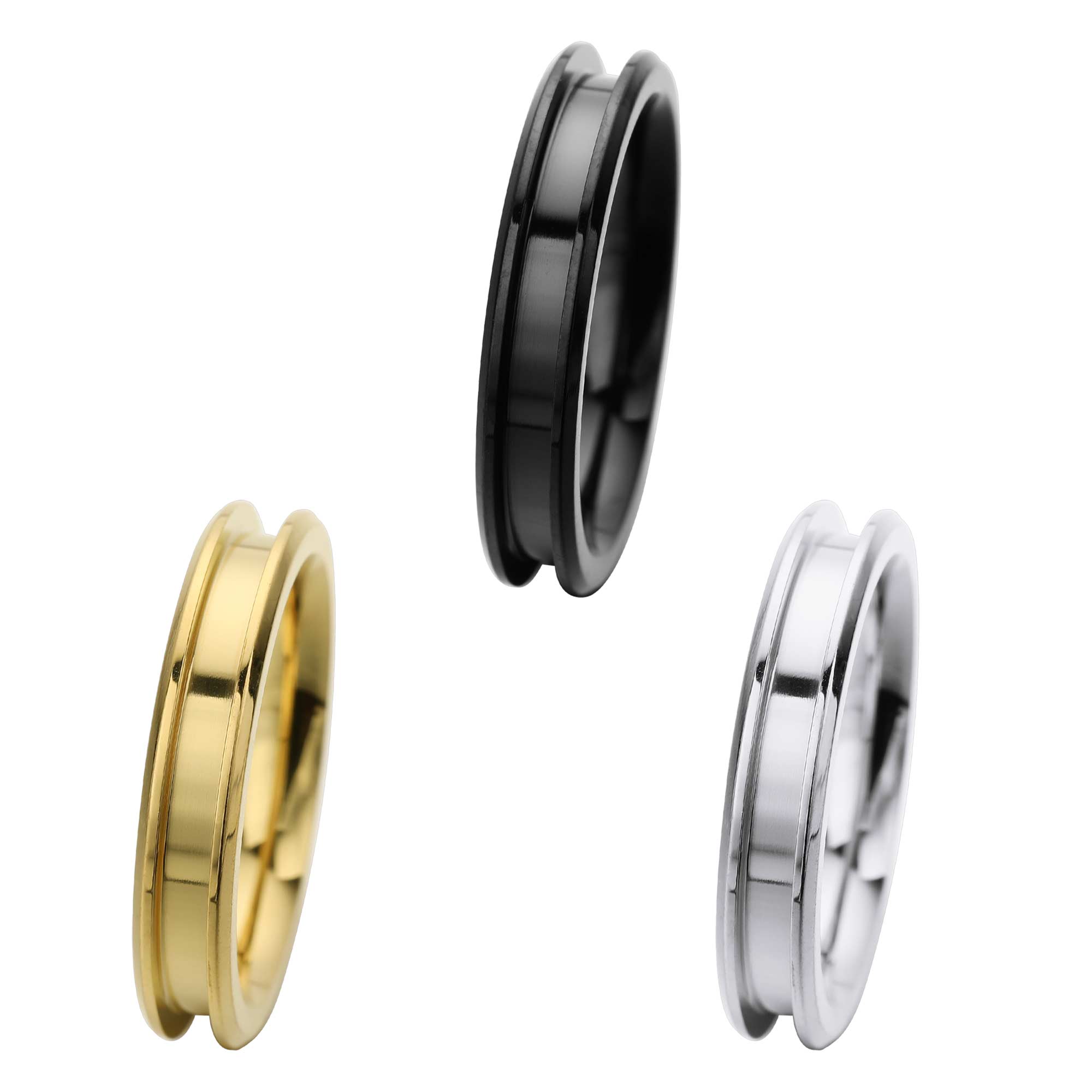 2MM Keepsake Breast Milk Resin Ashes Channel Ring Settings,Channel Bezel Stainless Steel Ring Settings,Silver Gold Black Stainless Steel Ring,DIY Jewelry Supplies 1294593 - Click Image to Close