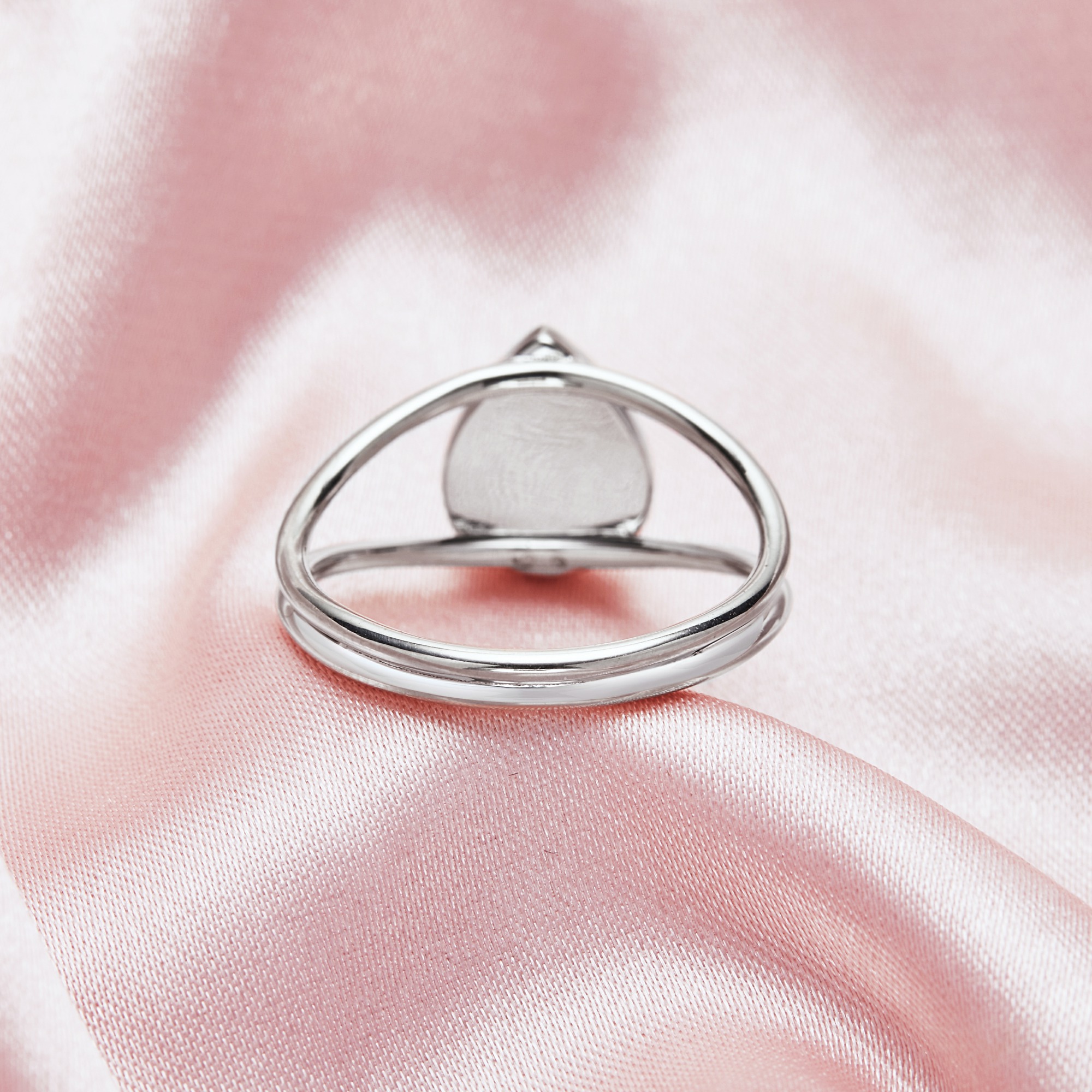 Keepsake Breast Milk Resin Pear Bezel Ring Settings,Solid Back Solid 14K 18K Gold Ring,Split Shank Ring,DIY Ring Supplies 1294728 - Click Image to Close