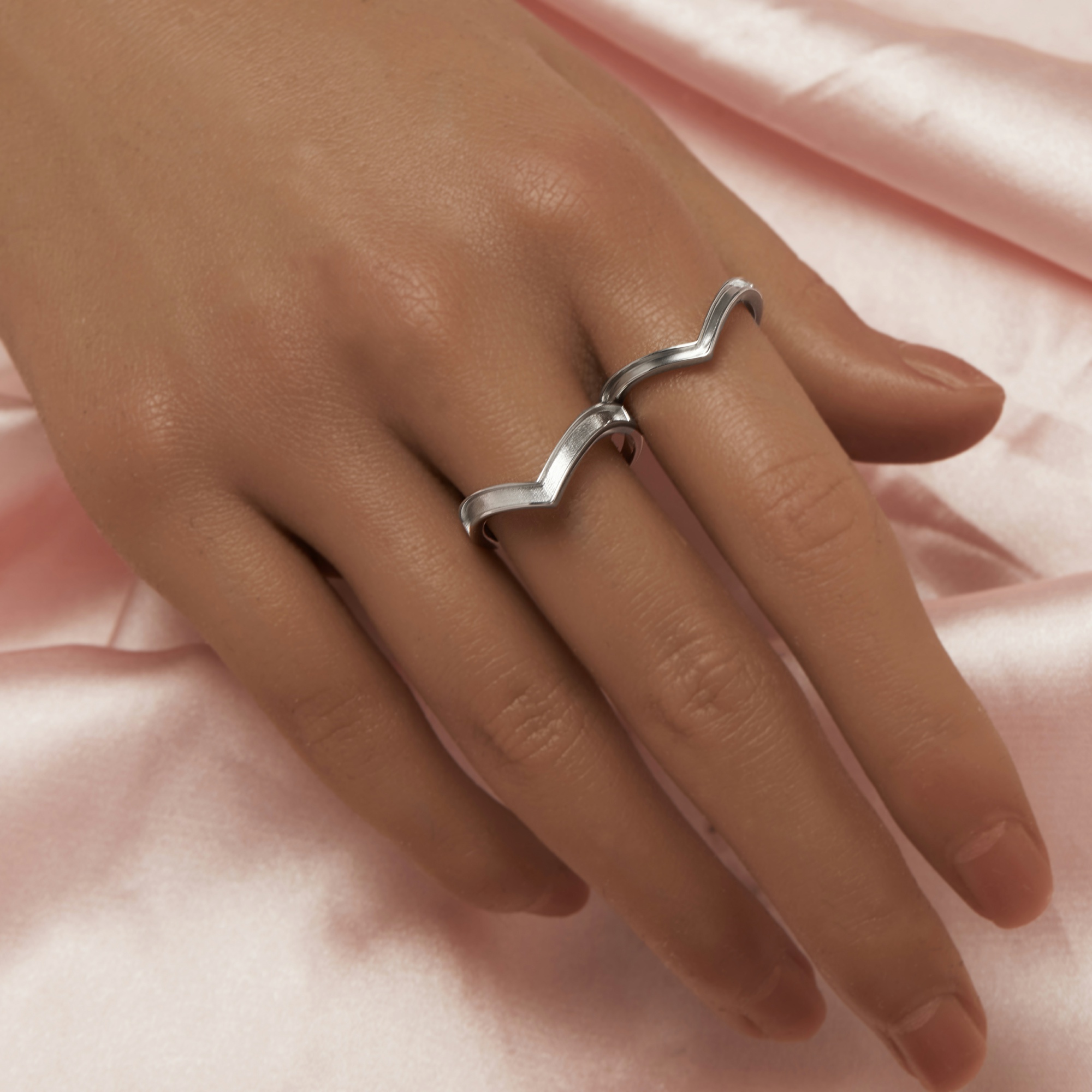 Keepsake Breast Milk Resin Curved Channel Bezel Ring Settings,Curved Solid 14K 18K Gold Ring,Stackable Ring,DIY Memory Jewelry Supplies 1294788 - Click Image to Close
