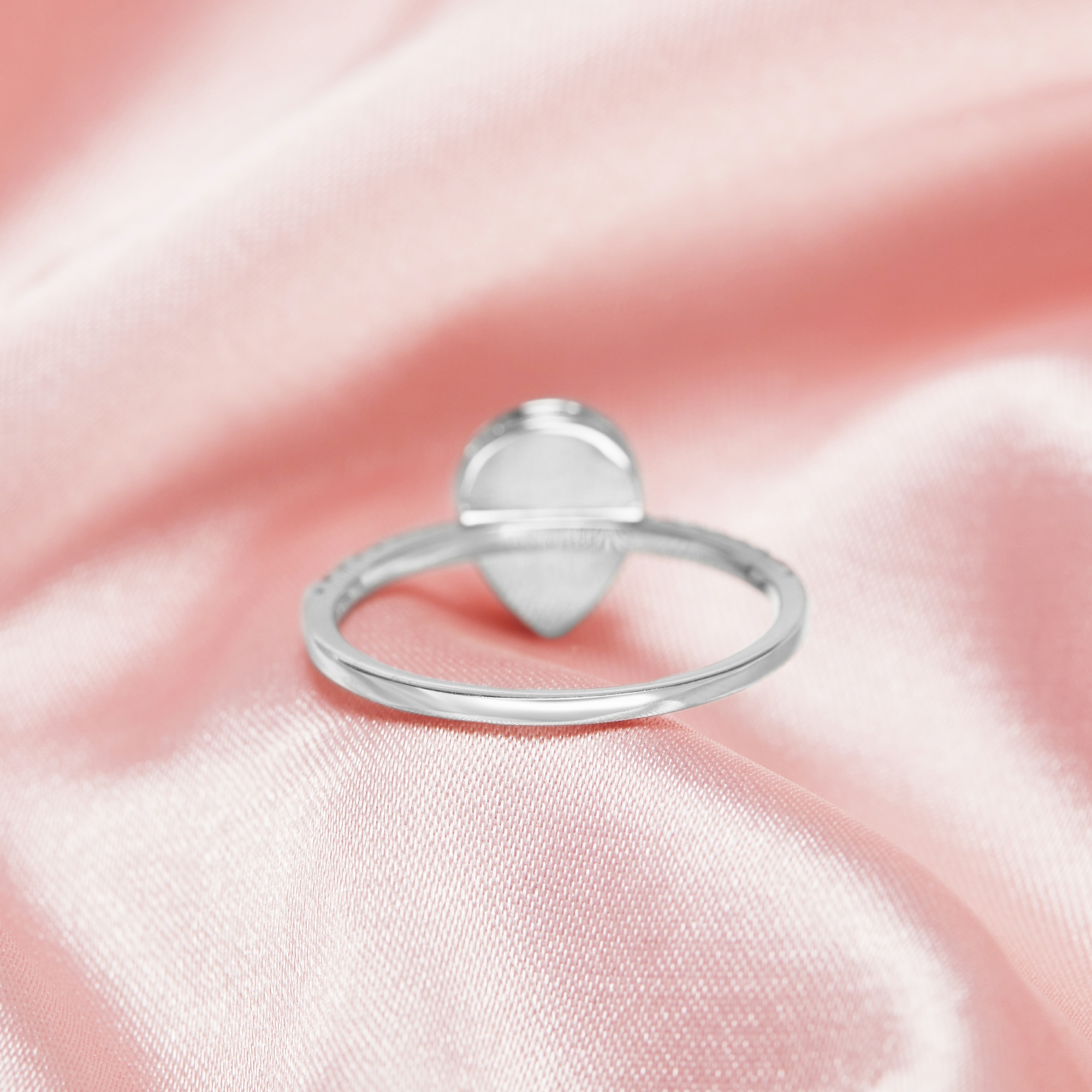 Keepsake Breast Milk Resin Pear Bezel Ring Settings,Minimalist Solid 14K 18K Gold Ring,Moissanite Art Deco Bezel Ring,DIY Ring Supplies 1294831 - Click Image to Close