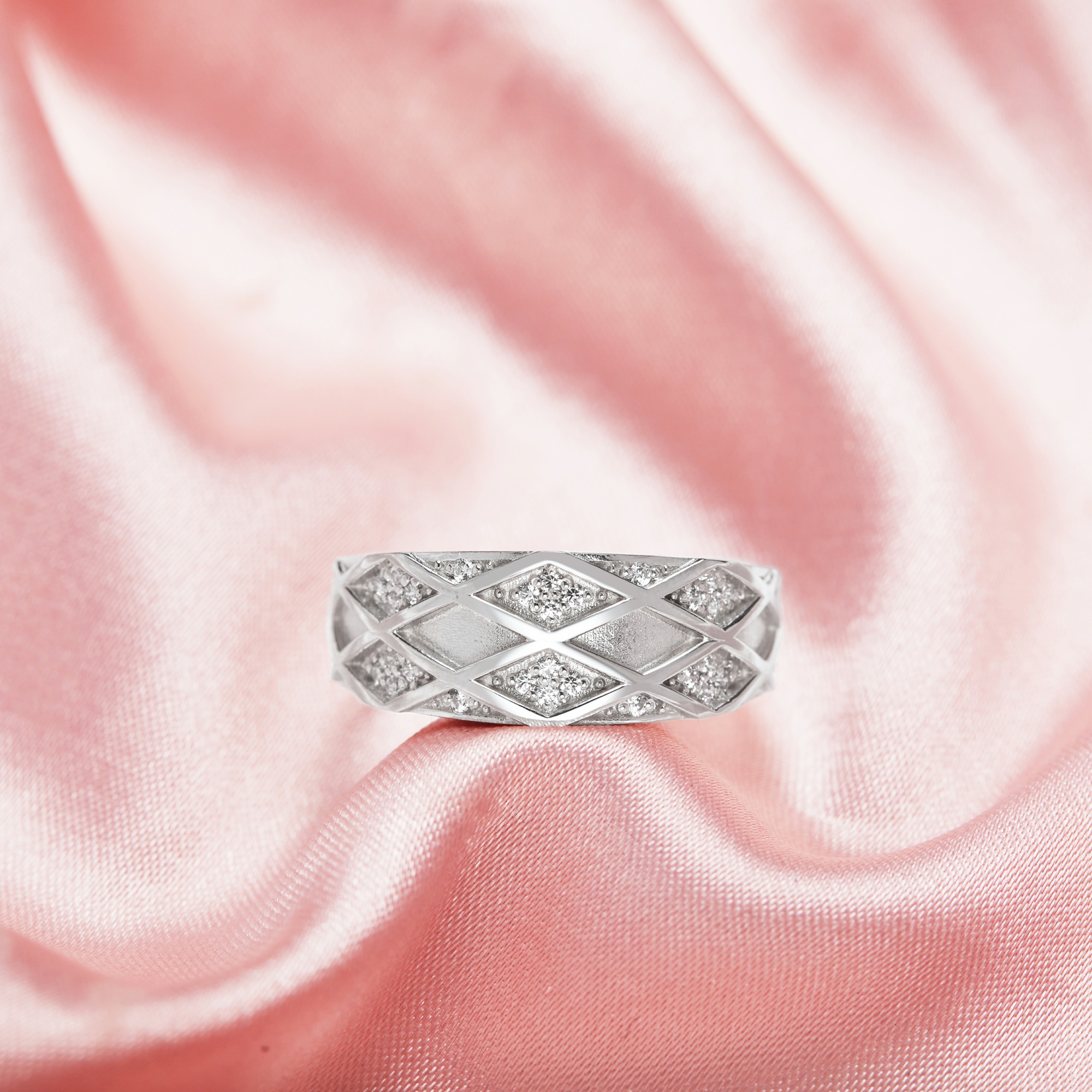 Keepsake Breast Milk Resin Rhombus Bezel Ring Settings,Solid 925 Sterling Silver Ring,Men's Ring,DIY Ring Supplies For Gemstone 1294834 - Click Image to Close