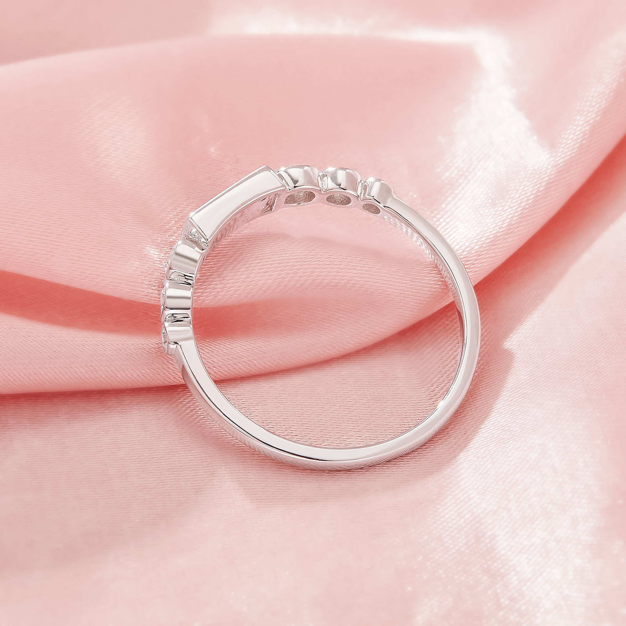 3x6MM Keepsake Breast Milk Resin Rectangle Bezel Ring Settings,Solid 925 Sterling Silver Ring,CZ Stone Rectangle Ring,DIY Ring Supplies 1294921-1