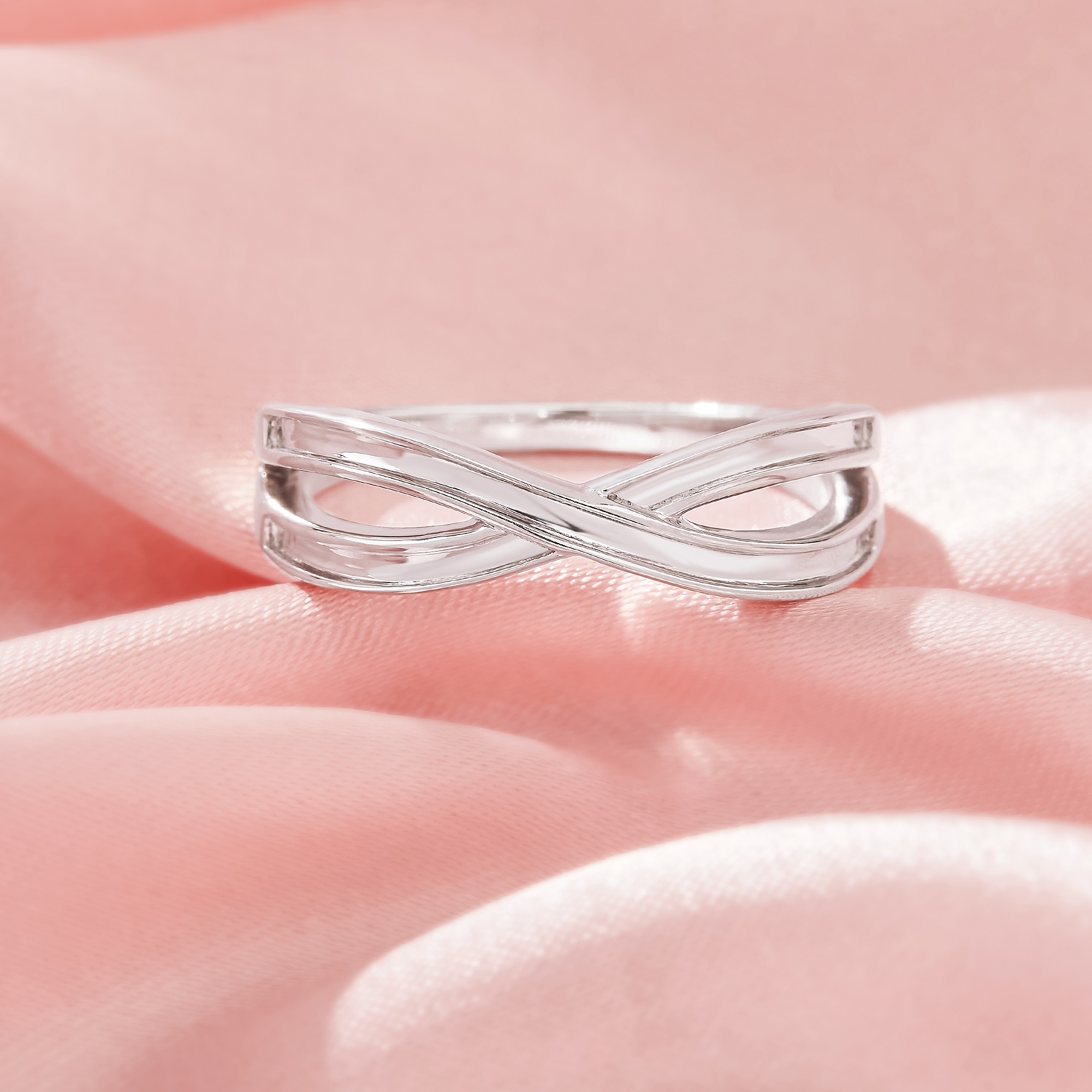 1MM Channel Keepsake Breast Milk Resin Channel Ring Settings,Infinity Solid Back Solid 925 Sterling SilverRing,DIY Ring Supplies For Gemstone 1294926