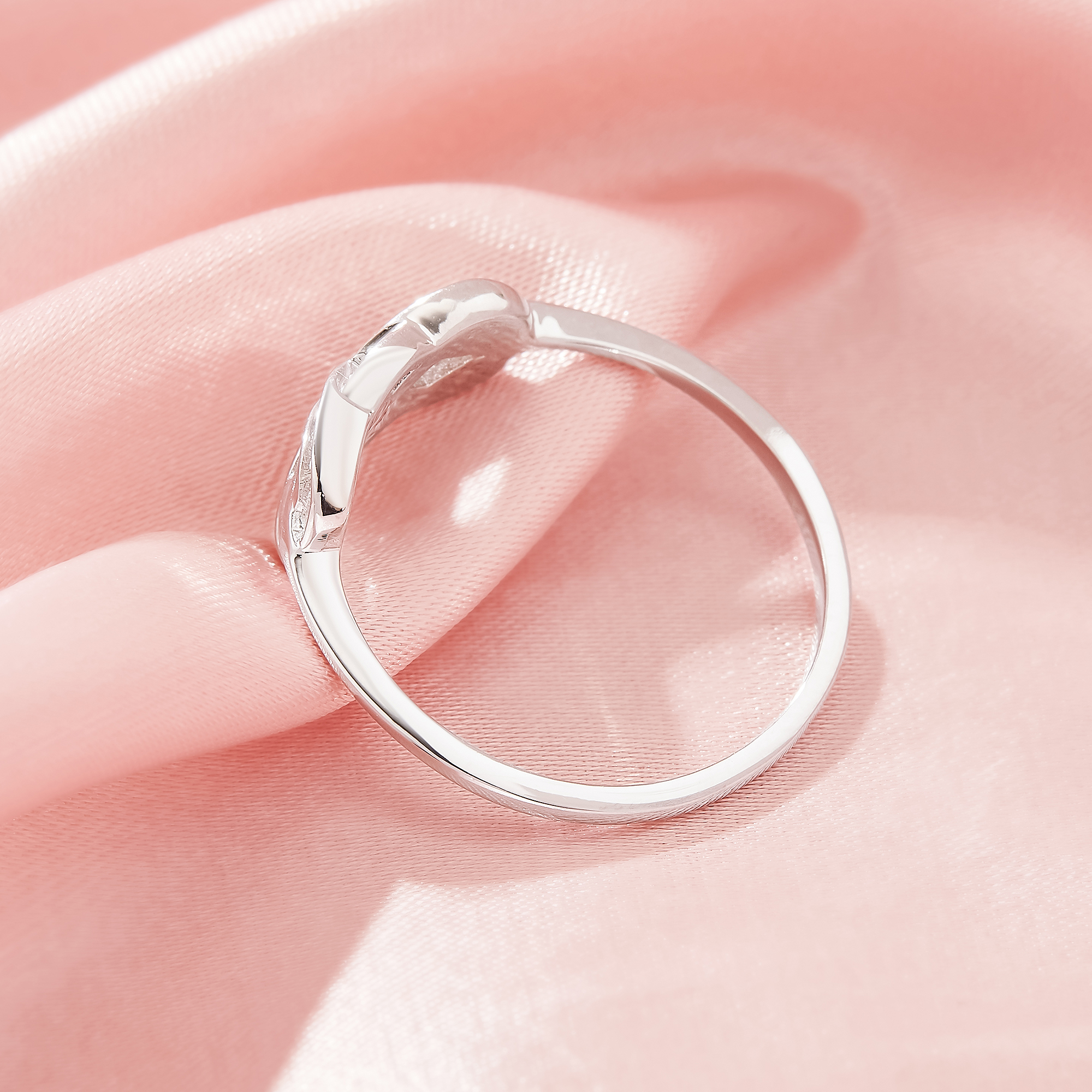 1MM Channel Keepsake Breast Milk Resin Channel Ring Settings,Infinity Solid 925 Sterling SilverRing,Rope Art Deco Ring,DIY Ring Supplies 1294928