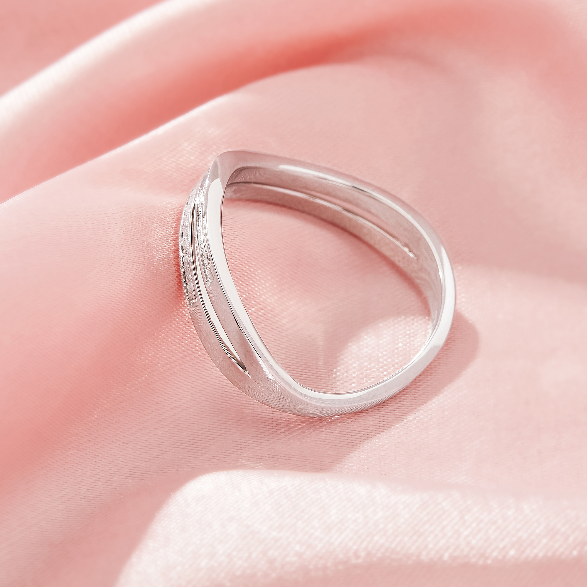 1MM Channel Wave Keepsake Breast Milk Resin Channel Ring Settings,Solid 925 Sterling SilverRing,Twist Channel Settings,DIY Ring Supplies 1294929