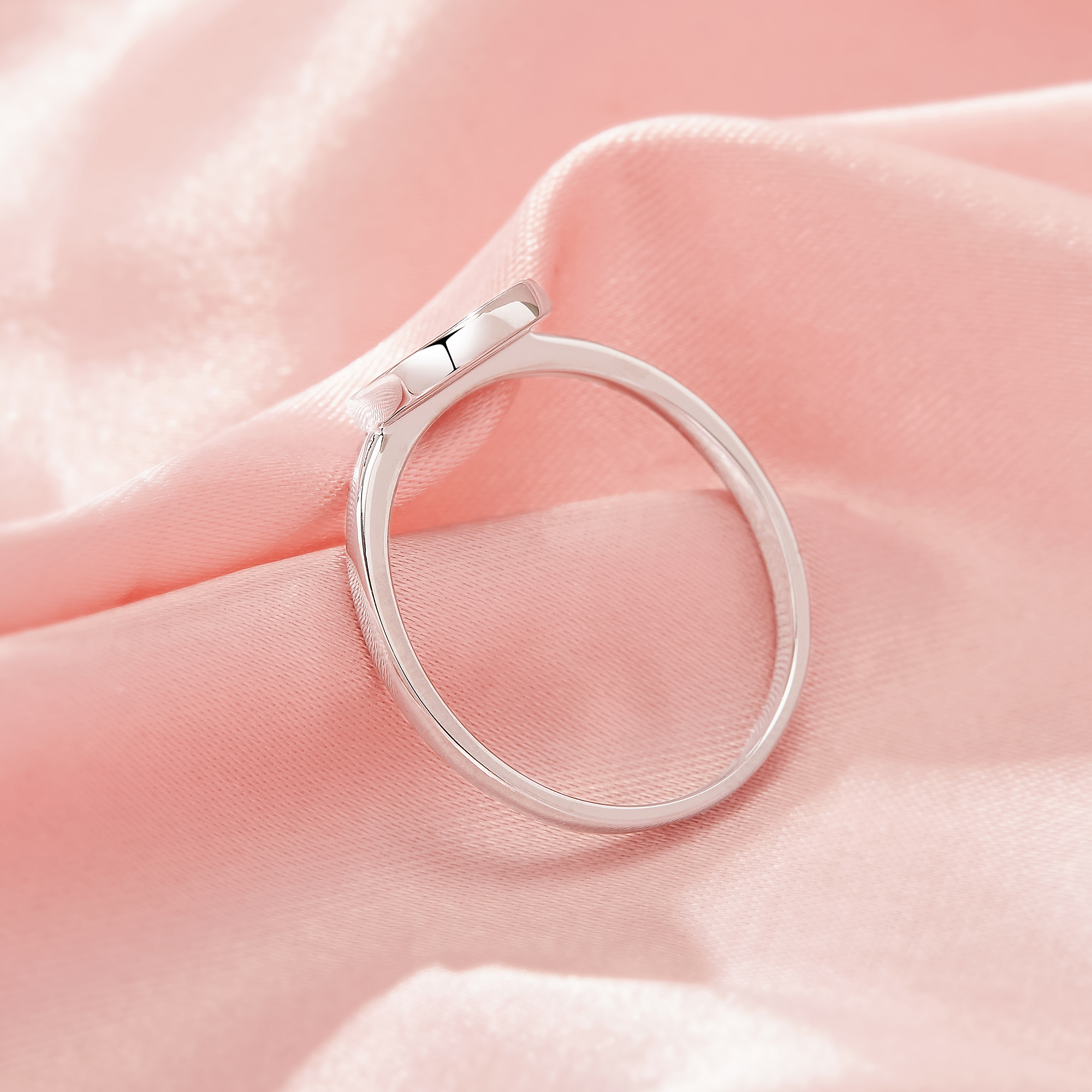 Keepsake Breast Milk Resin Stackable Pear Bezel Ring Settings,Solid 14K 18K Gold Ring,Minimalist Pear Ring,DIY Ring Blank Supplies 129498 - Click Image to Close