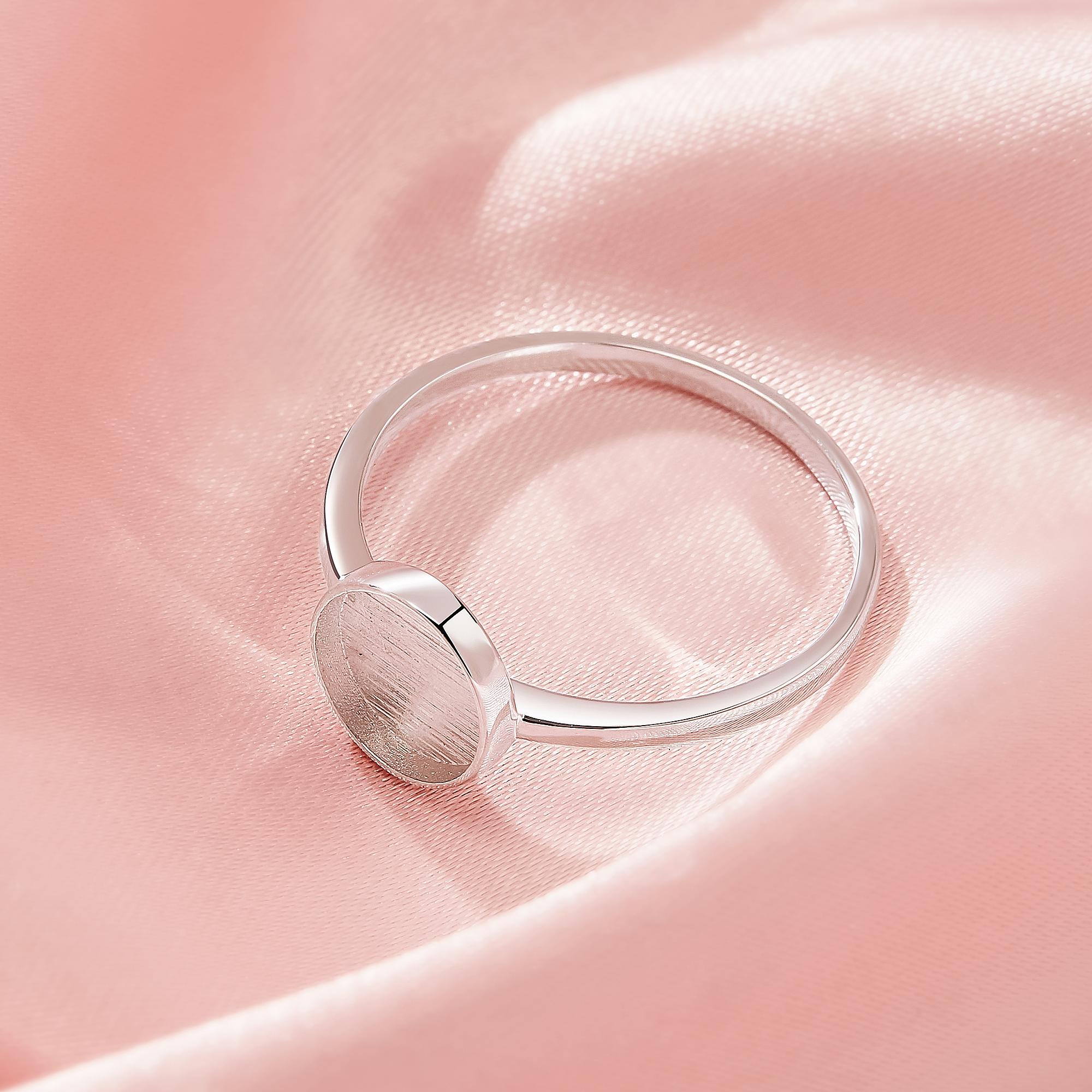 Keepsake Breast Milk Resin Stackable Round Bezel Ring Settings,Solid 14K 18K Gold Ring,Minimalist Round Ring,DIY Ring Blank Supplies 1294988 - Click Image to Close