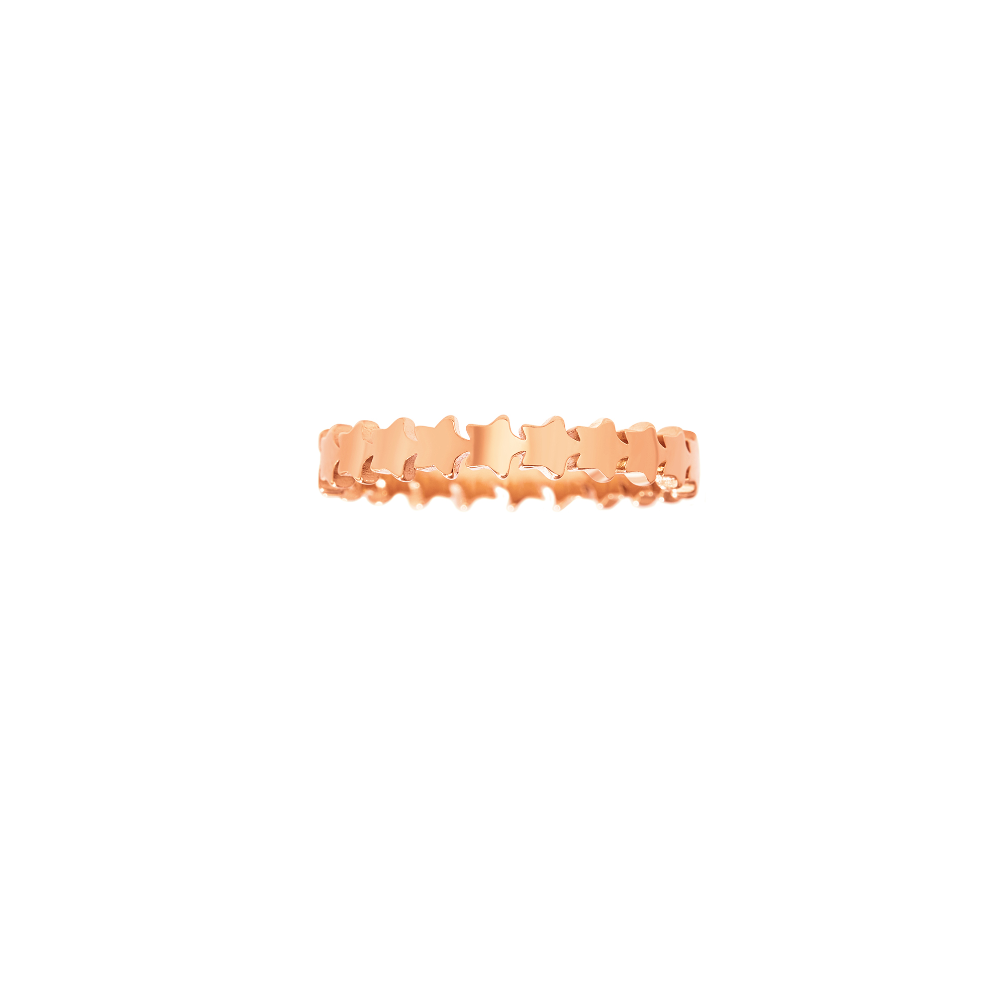 Full Band Star Circle Stacker Ring,Stainless Steel Star Ring,Rose Gold Minimalist Star Ring,Heart Stackable Ring,DIY Ring Supplies 1295016 - Click Image to Close