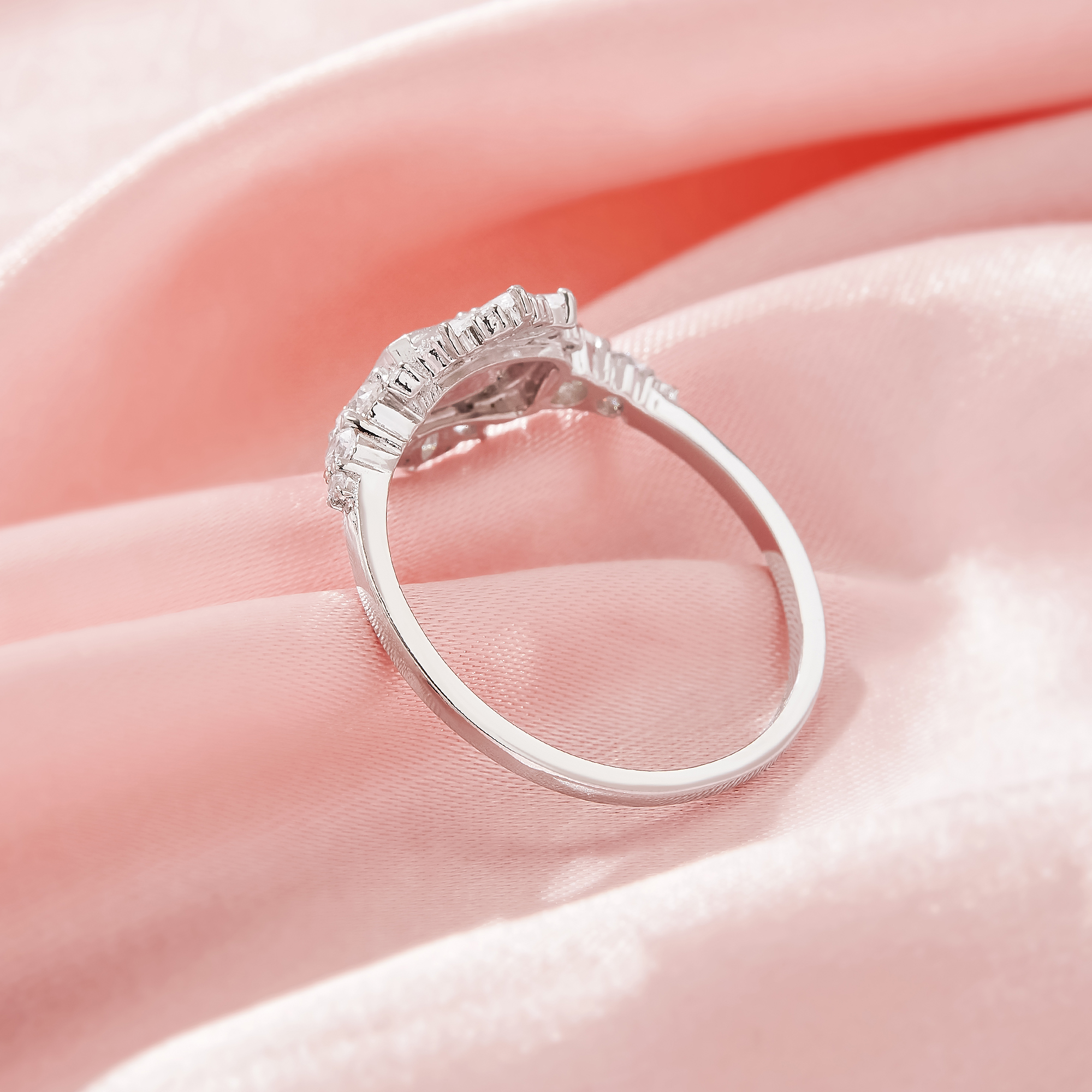 4x7MM Keepsake Breast Milk Resin Rectangle Bezel Ring Settings,Solid 925 Sterling Silver Ring,Vintage Styles CZ Stone Rectangle Ring,Solid Back Ring,DIY Ring Supplies 1295048-1