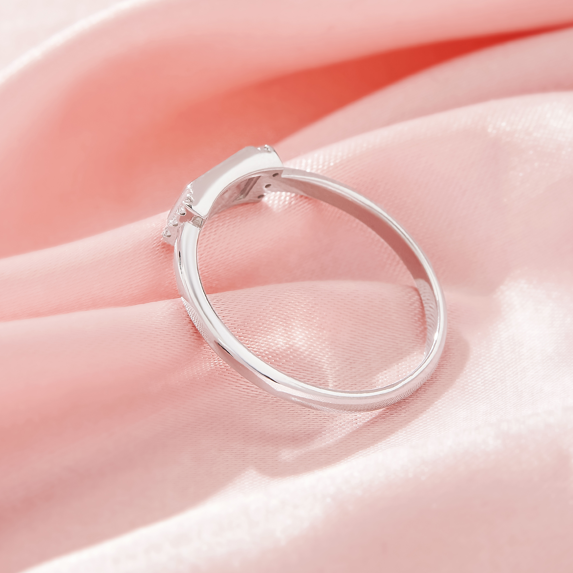 3x6MM Keepsake Breast Milk Resin Rectangle Bezel Ring Settings,Solid 925 Sterling Silver Ring,Vintage Styles Ring,CZ Stone Art Deco Solid Back Ring,DIY Ring Supplies 1295051-1