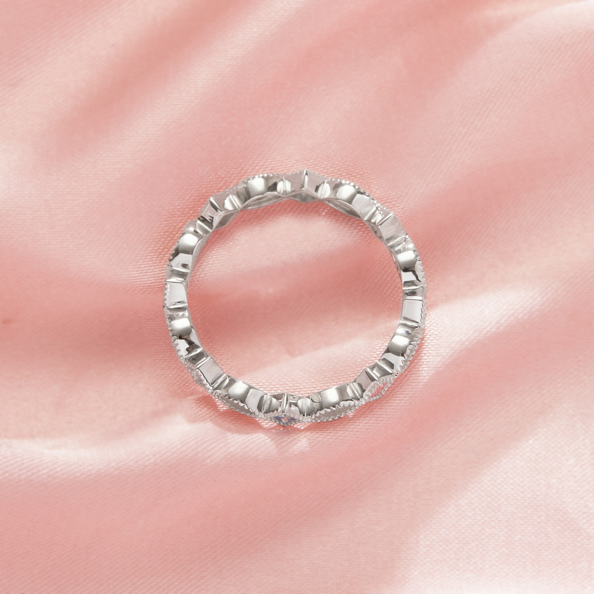 Full Band Keepsake Breast Milk Resin 2x4MM Marquise Bezel Ring Settings,Solid 925 Sterling Silver Ring,Birthstone Stackable Ring,Eternity Ring 1295068