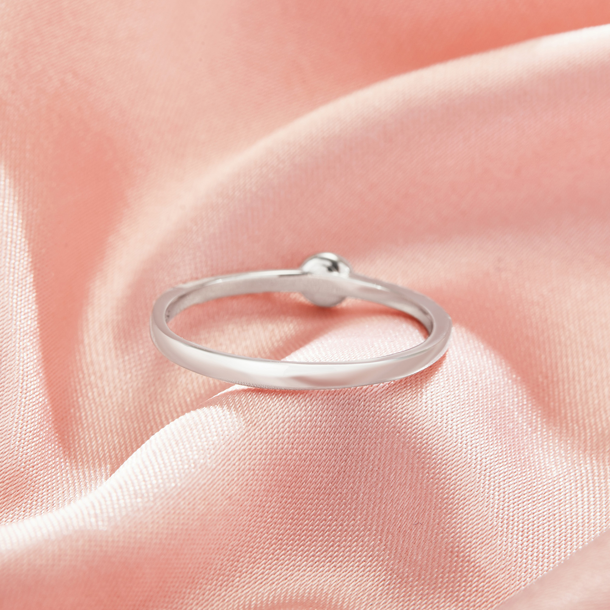 Ball Round Pin Ring Settings For Half Drilled Pearl Bead,Solid 925 Sterling Silver Ring For Half Drilled Beads,Pave Moissanite Ring,DIY Ring Supplies 1295072