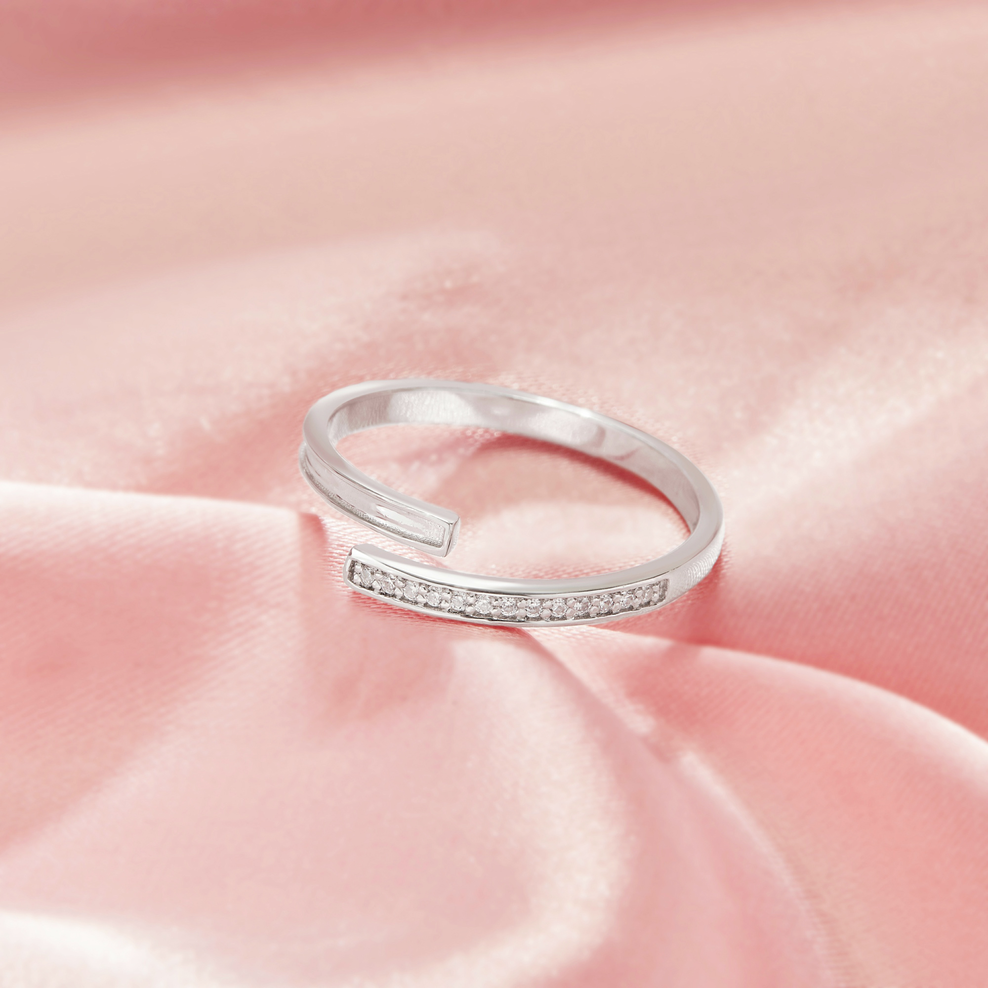 Keepsake Breast Milk Resin Channel Ring Settings,Solid 14K 18K Gold Ring,Bypass Moissanite Ring,DIY Ring Supplies 1295077 - Click Image to Close