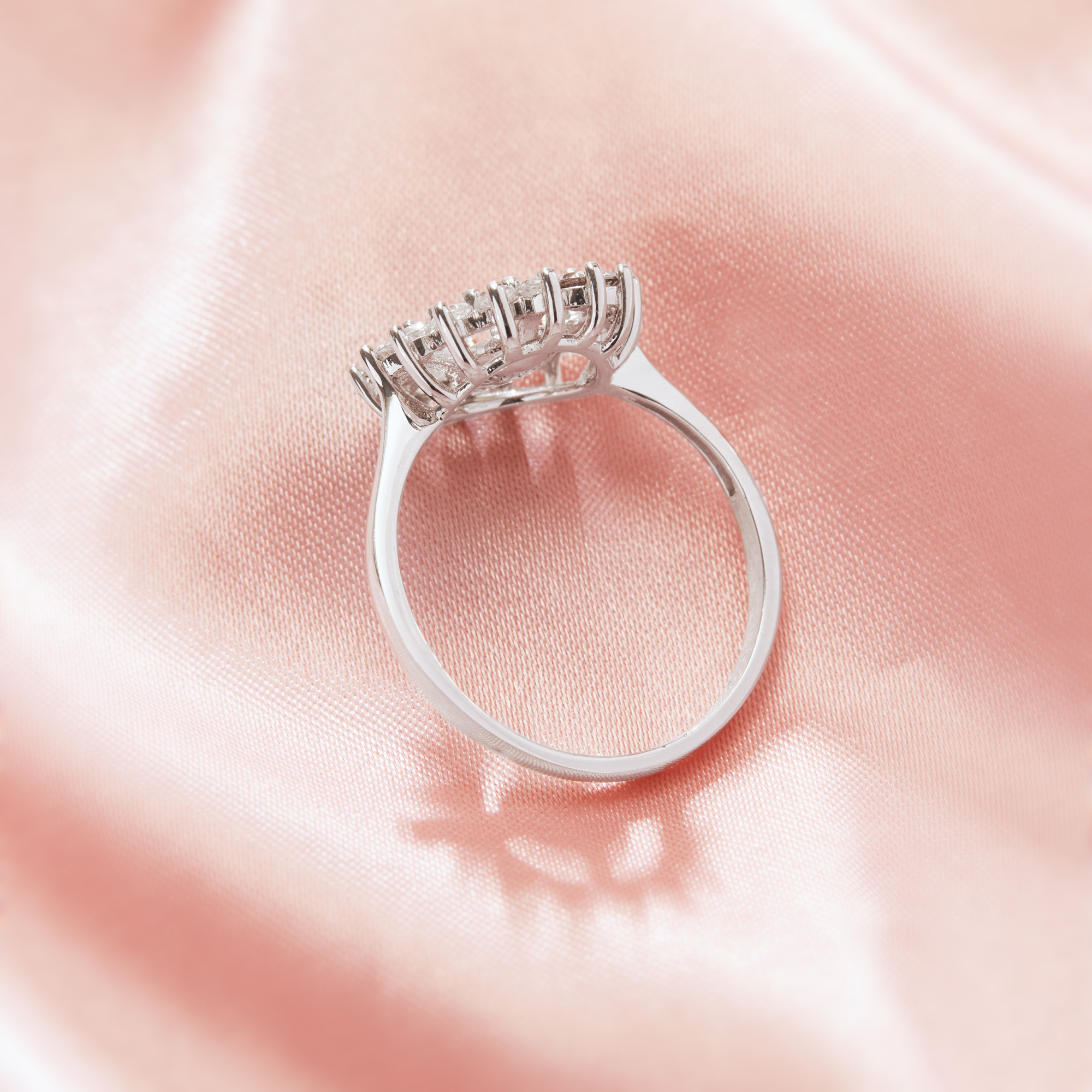 Ball Round Pin Ring Settings For Half Drilled Pearl Bead,Flower Solid 925 Sterling Silver Ring For Half Drilled Beads,Vintage Styles Ring,DIY Ring Supplies 1295081