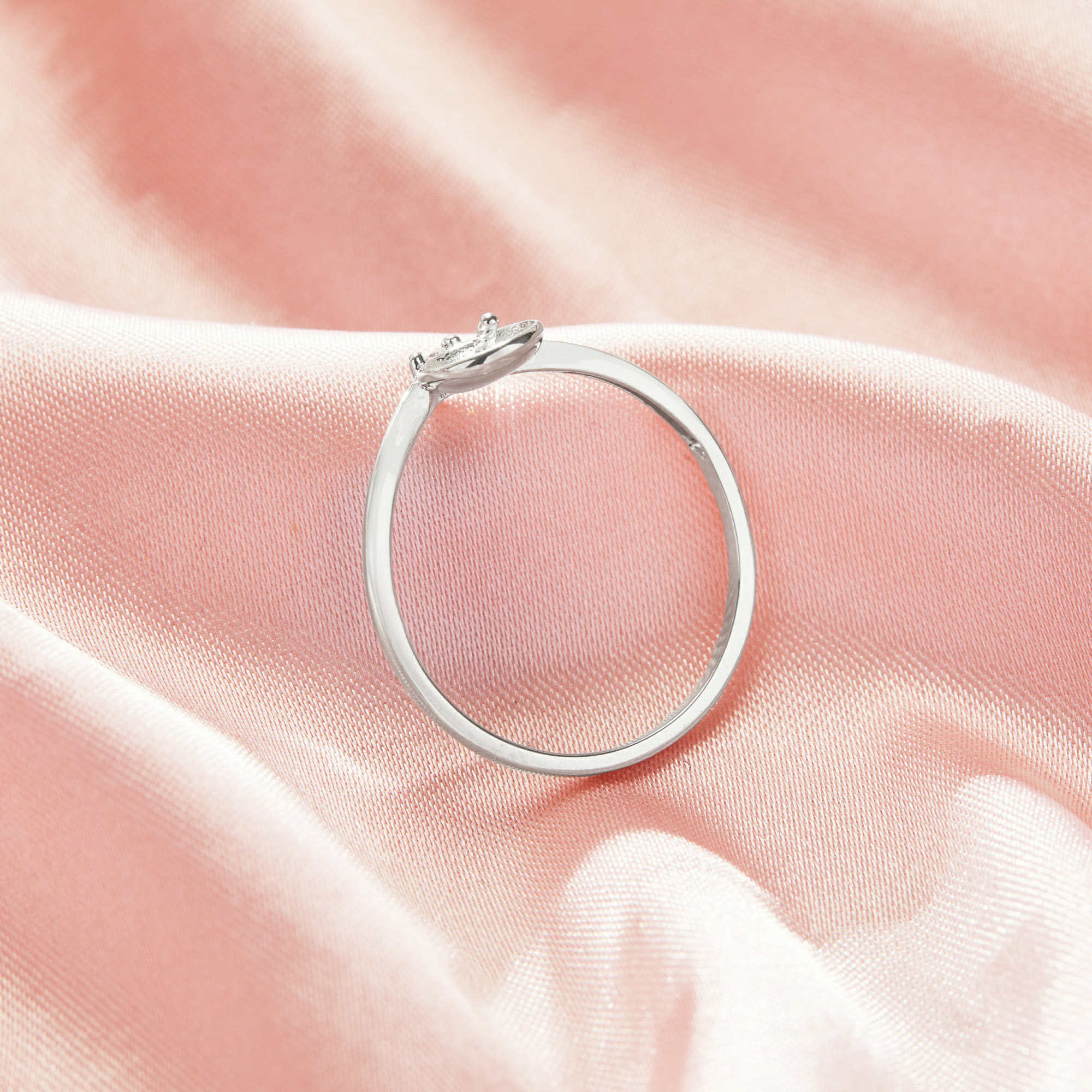 Round Pin Ring Settings For Half Drilled Pearl Bead,Solid 14K 18K Gold Ring For Half Drilled Beads,Vintage Styles Round Ring,DIY Ring Supplies 1295102 - Click Image to Close