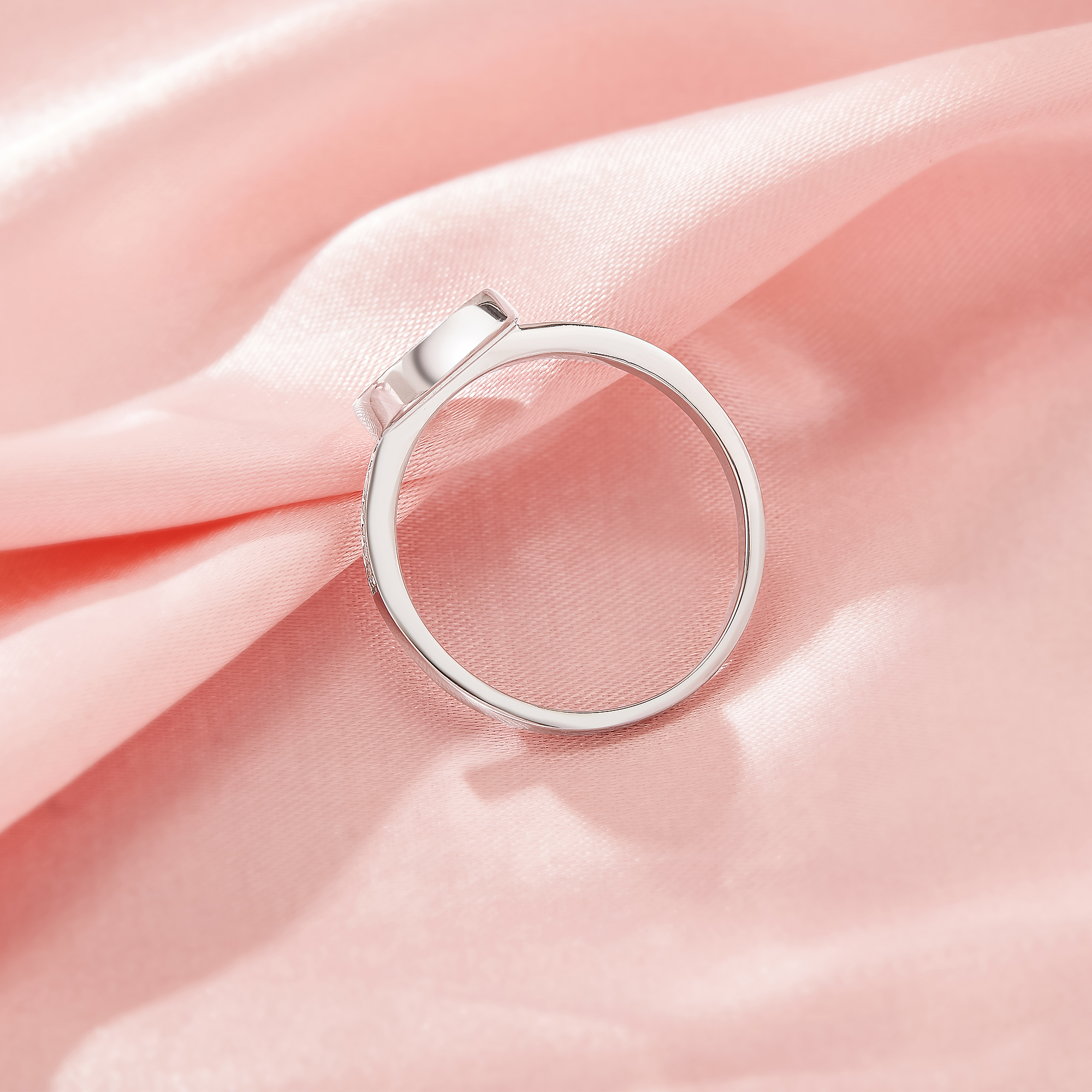 Keepsake Breast Milk Resin Halo Pear Bezel Ring Settings,Solid 14K 18K Gold Ring,Pave Moissanite Ring,DIY Ring Supplies 1295109