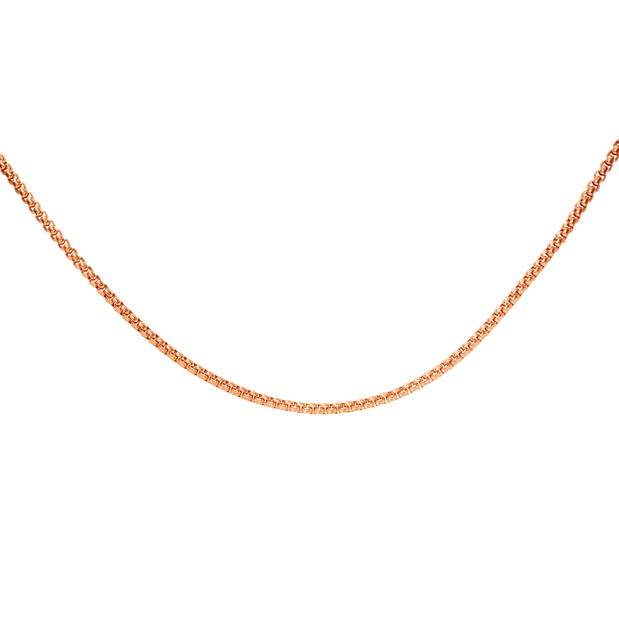 Simple Stainless Steel Box Chain Necklace,Silver Black Rose Gold Box Chain Necklace,Minimalist Box Chain,DIY Chain Necklace Supplies 1320049 - Click Image to Close