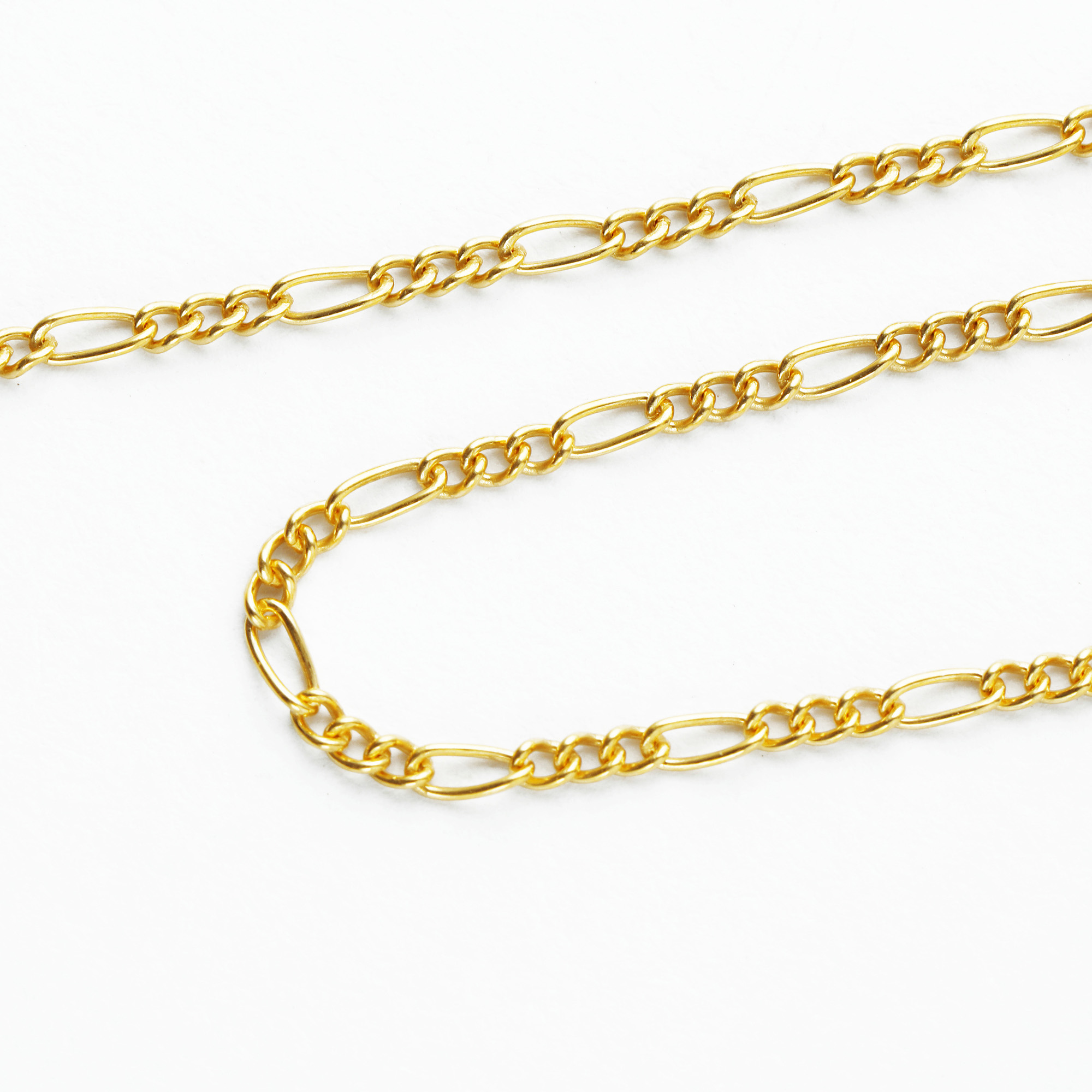 0.5Meter Figaro Chain Necklace,14k Gold Filled Necklace Chain,Simple Necklace Chain,DIY Necklace Supplies 1325012 - Click Image to Close