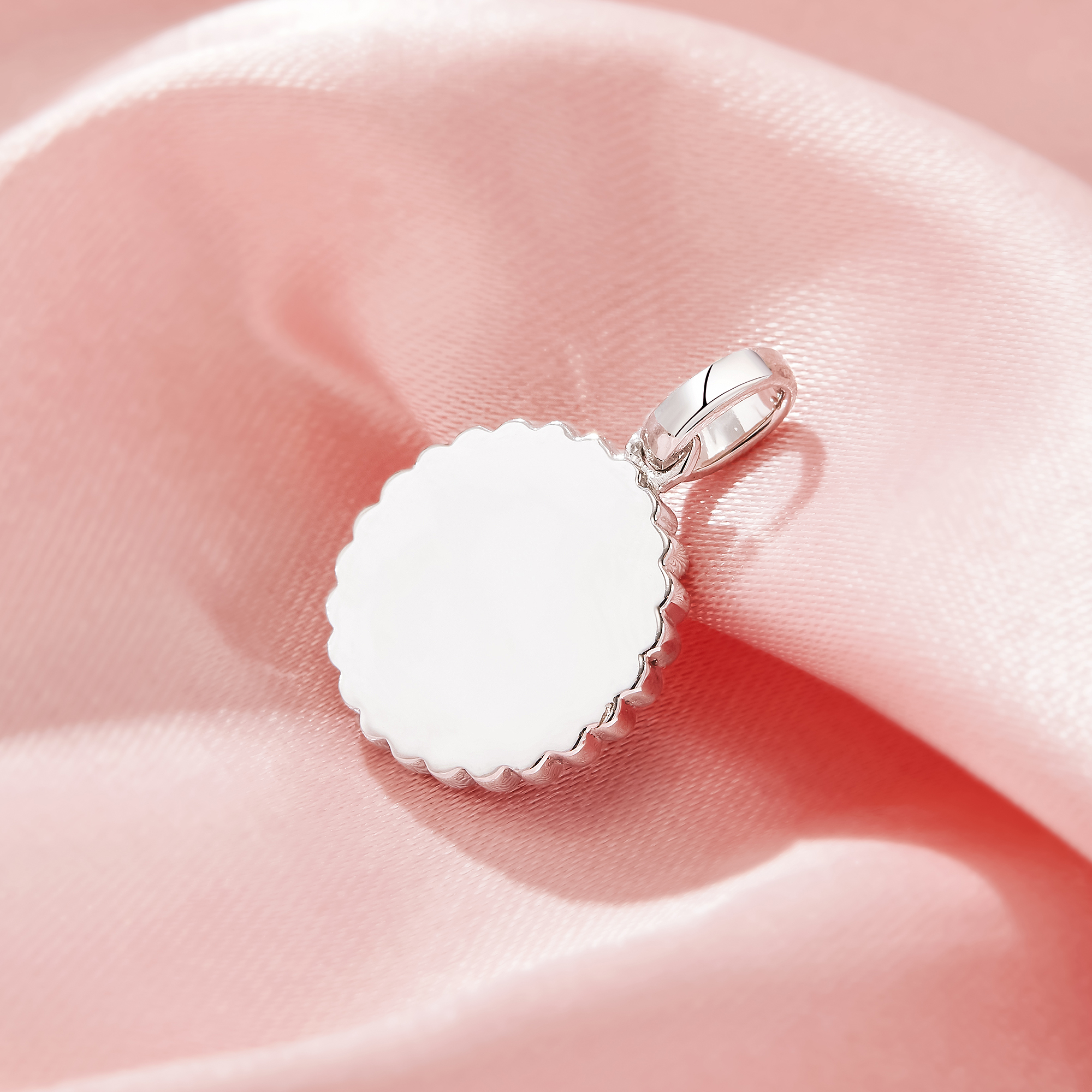 Keepsake Breast Milk Resin Dots Round Bezel Pendant Settings,Solid 925 Silver Pendant Charm,DIY Pendant Supplies 1411418