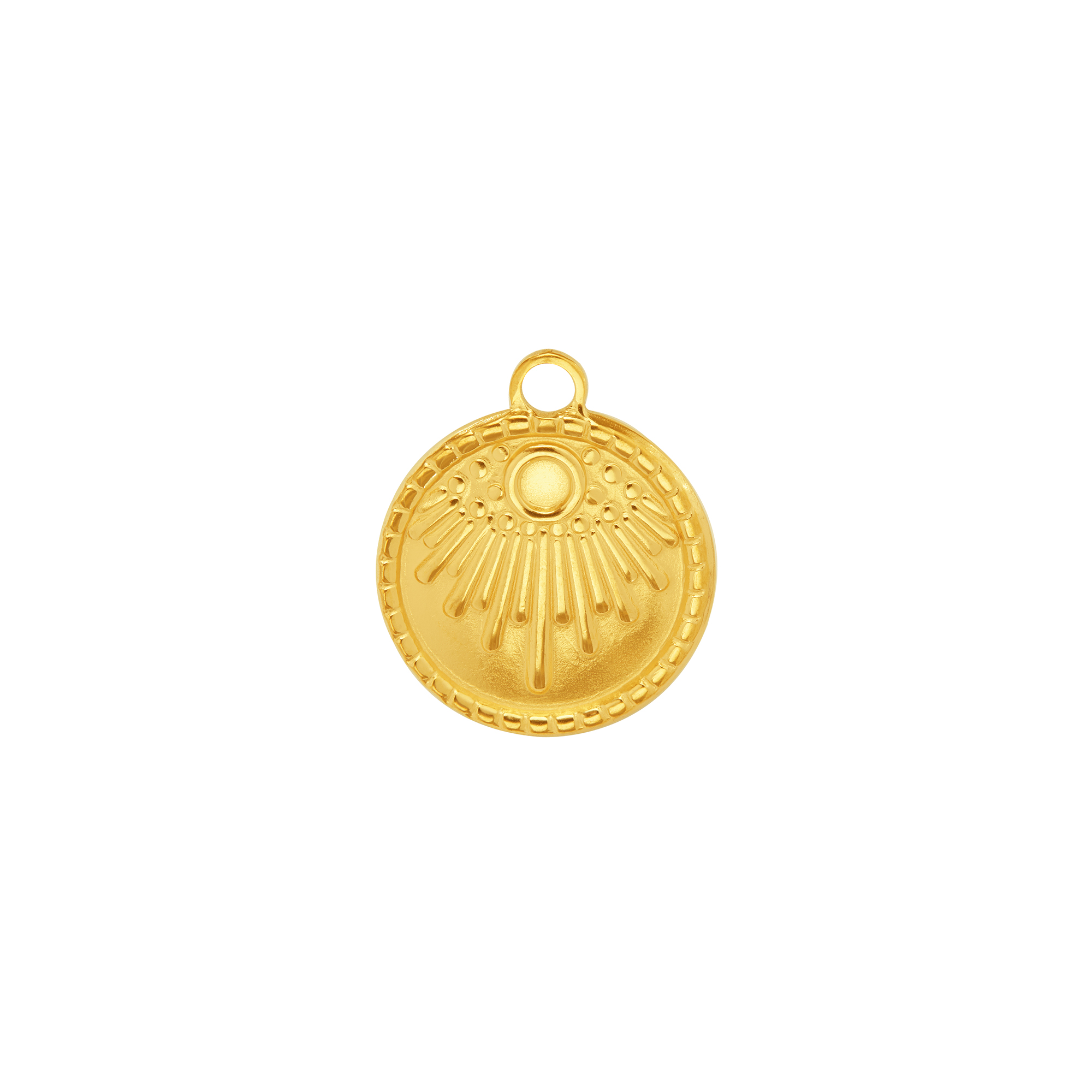 Keepsake Breast Milk Resin Round Bezel Pendant Settings,Stainless Steel Sun Pendant,Gold Plated Pendant,DIY Pendant Supplies 1411426 - Click Image to Close
