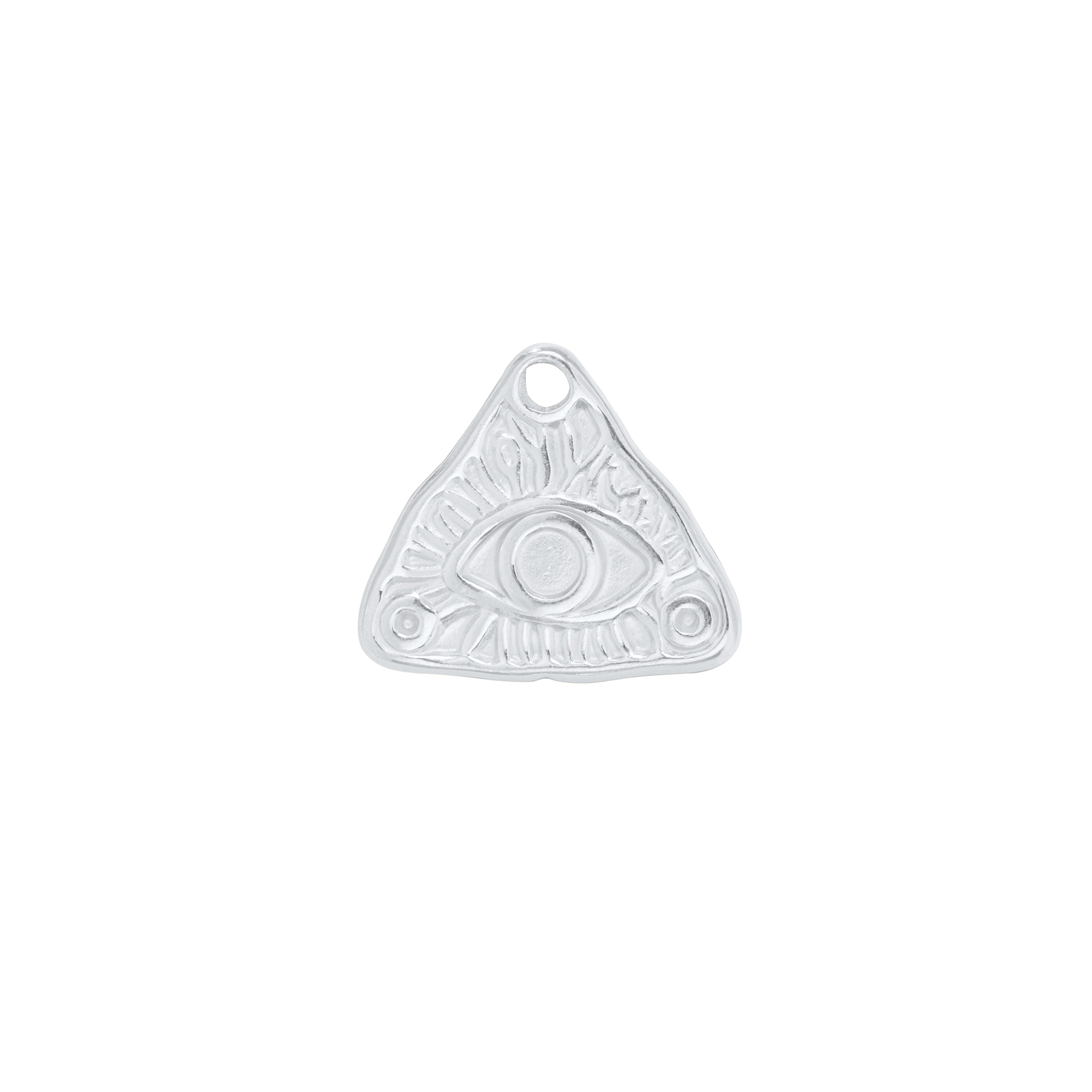 2MM Keepsake Breast Milk Resin Round Bezel Pendant Settings,Stainless Steel Eye Pendant Charm,Lrregular Triangle Eye Pendant 1411428 - Click Image to Close