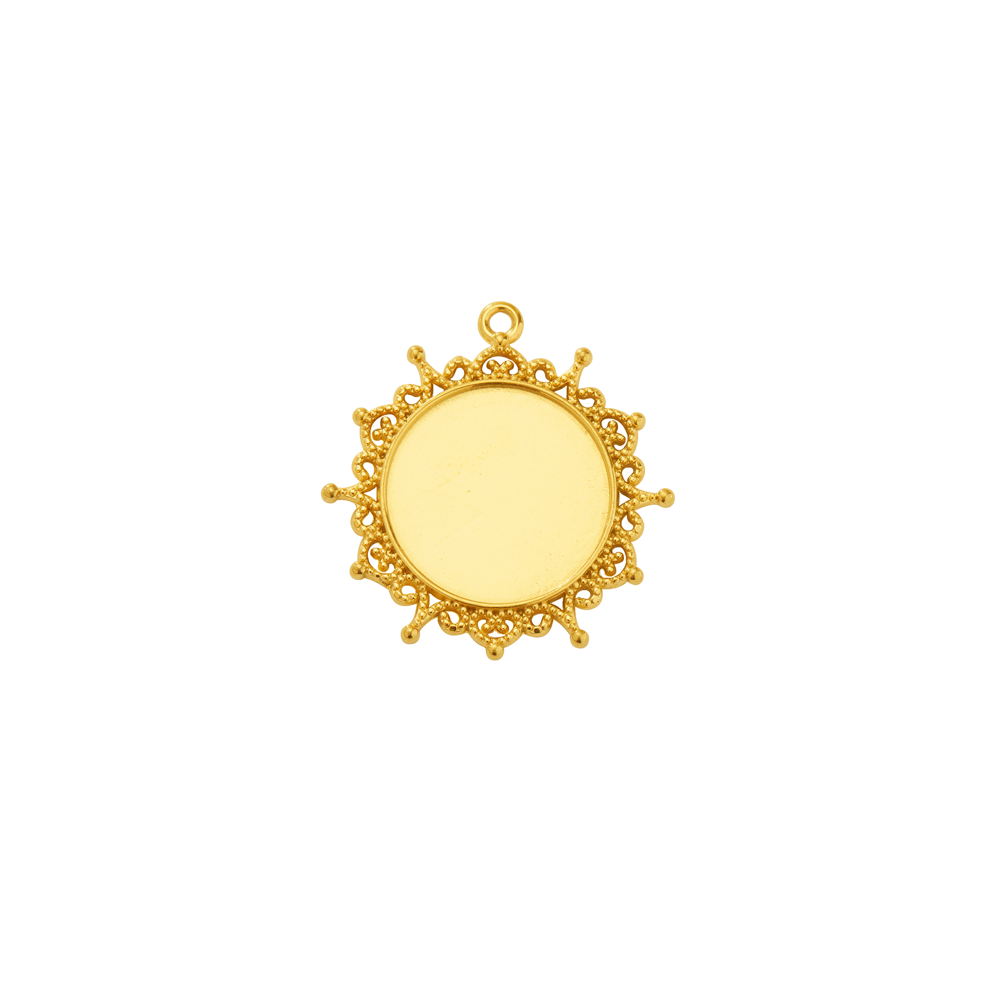 Keepsake Breastmilk Stainless Steel Round Bezel Pendant,Vintage Styles Art Deco Round Pendant Charm,Silver Gold Pendant,DIY Pendant Supplies 1411440 - Click Image to Close