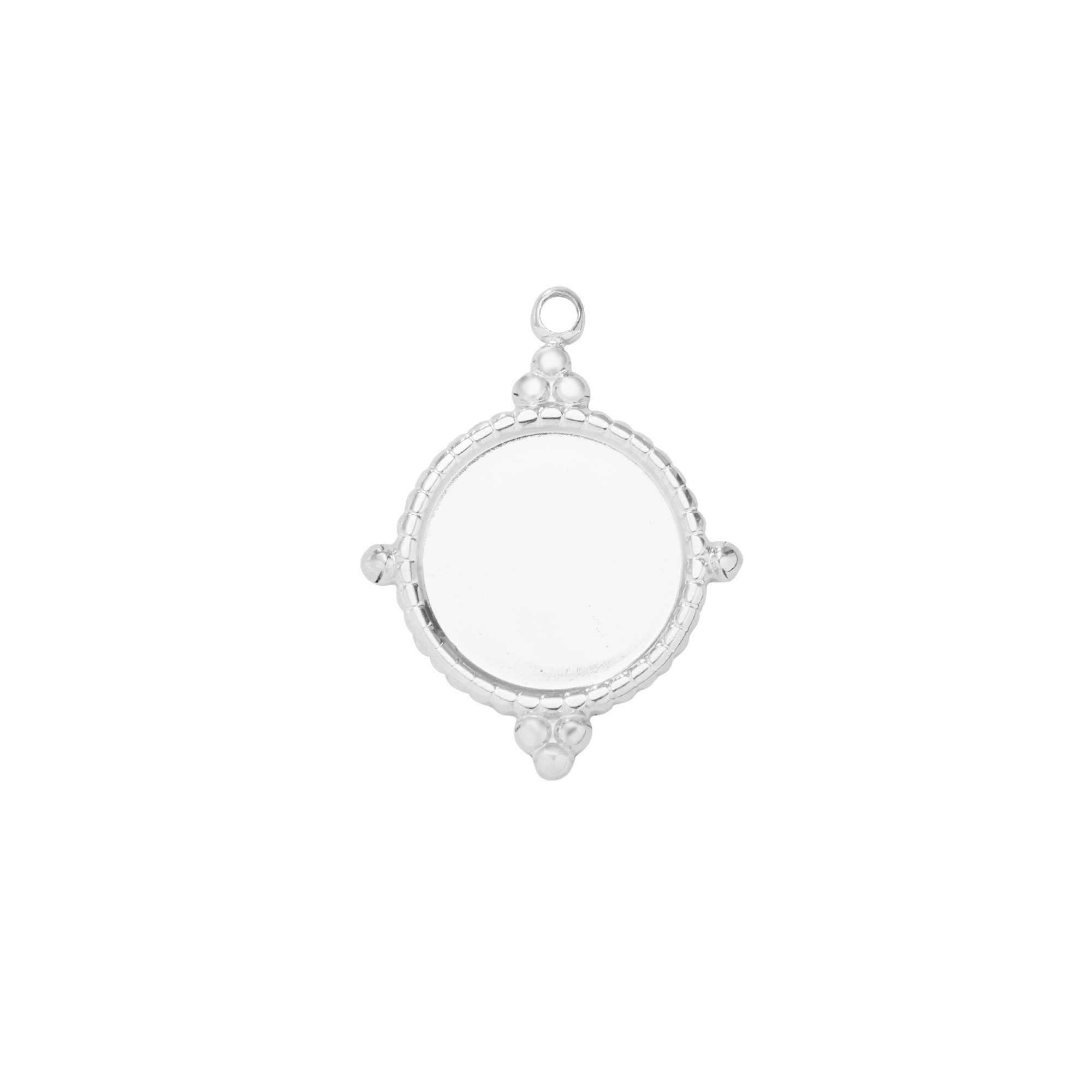 12MM Vintage Styles Round Bezel Stainless Steel Pendant Settings,Yellow Gold Rhodium Round Pendant Charm,DIY Pendant Blank Supplies 1411472 - Click Image to Close
