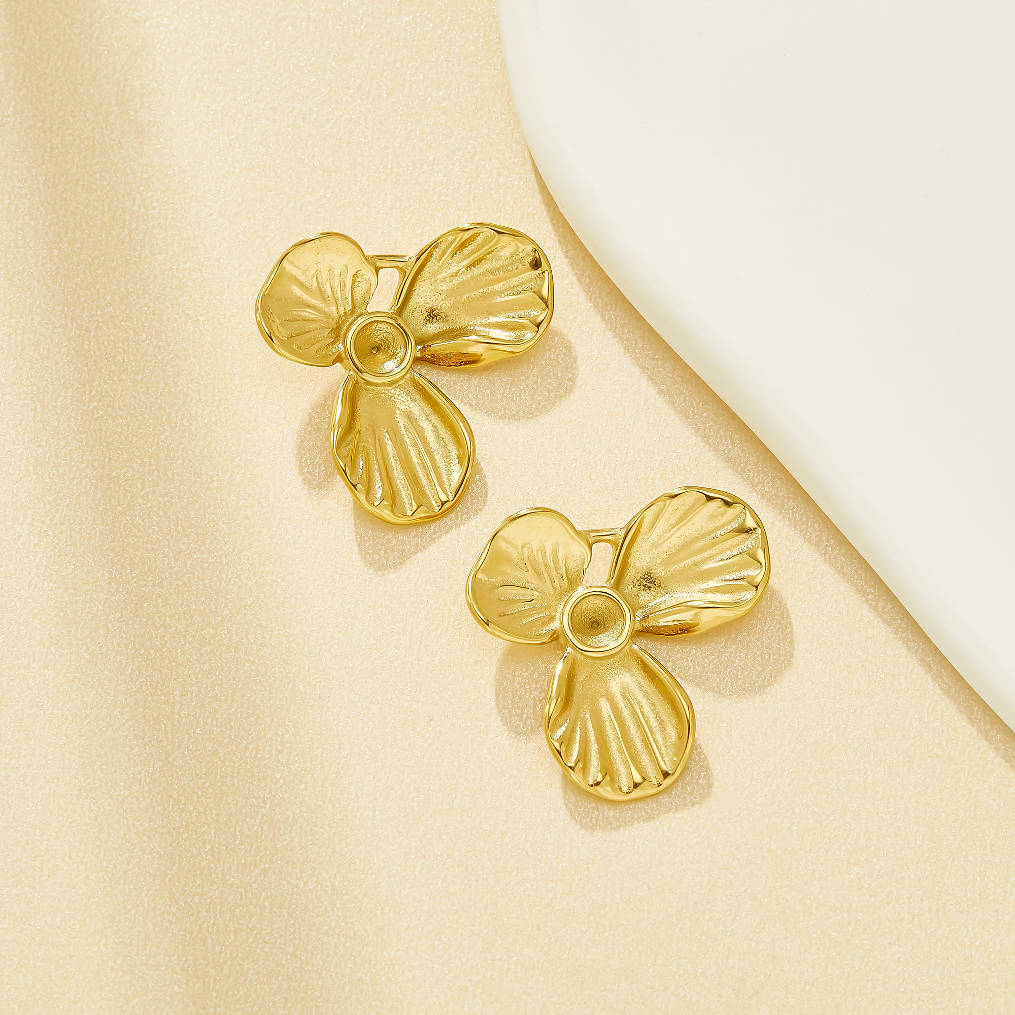 3.5MM Keepsake Breast Milk Resin Round Bezel Pendant Settings,Stainless Steel Flower Pendant,DIY Pendant Supplies 1411517